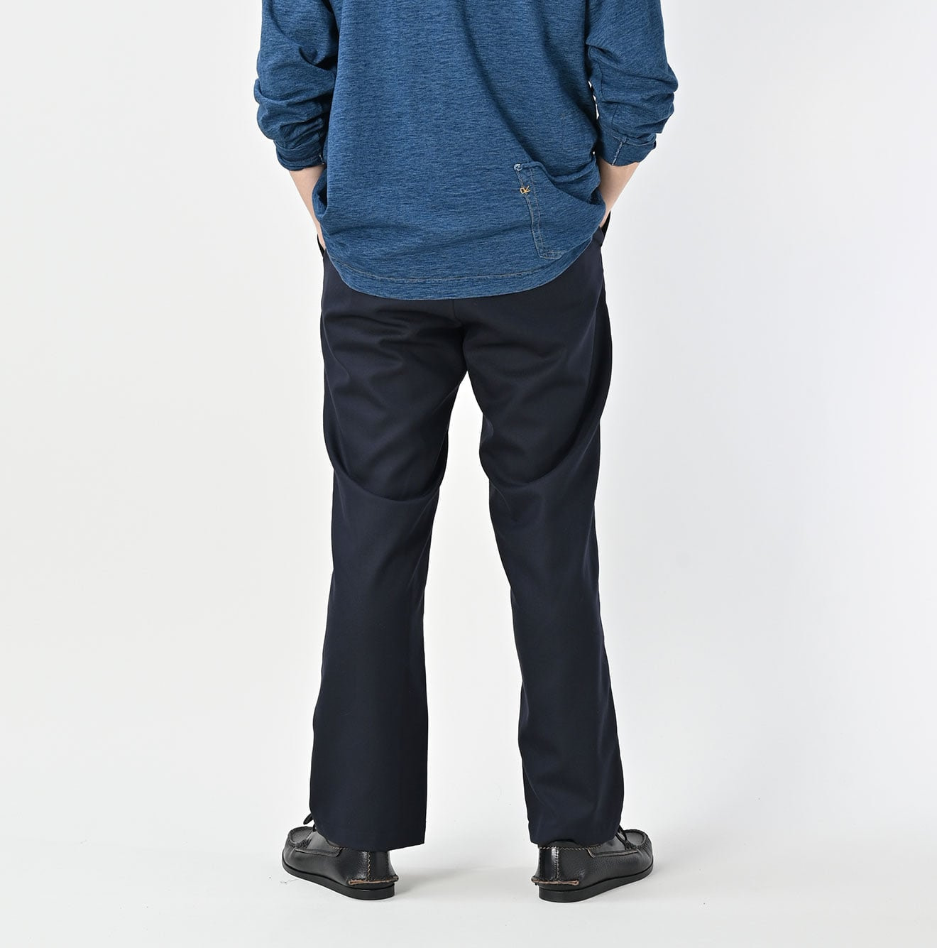 Wool Saxony Crosby Slacks MEN Male Model