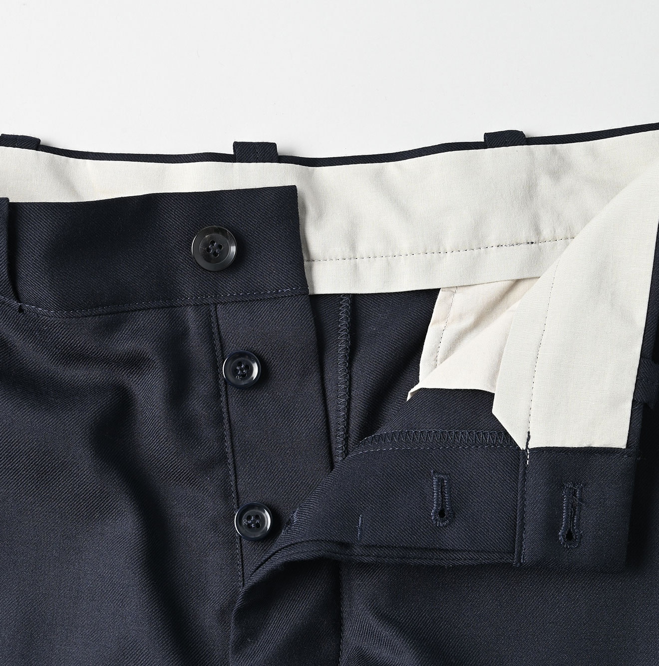 Wool Saxony Crosby Slacks MEN Detail