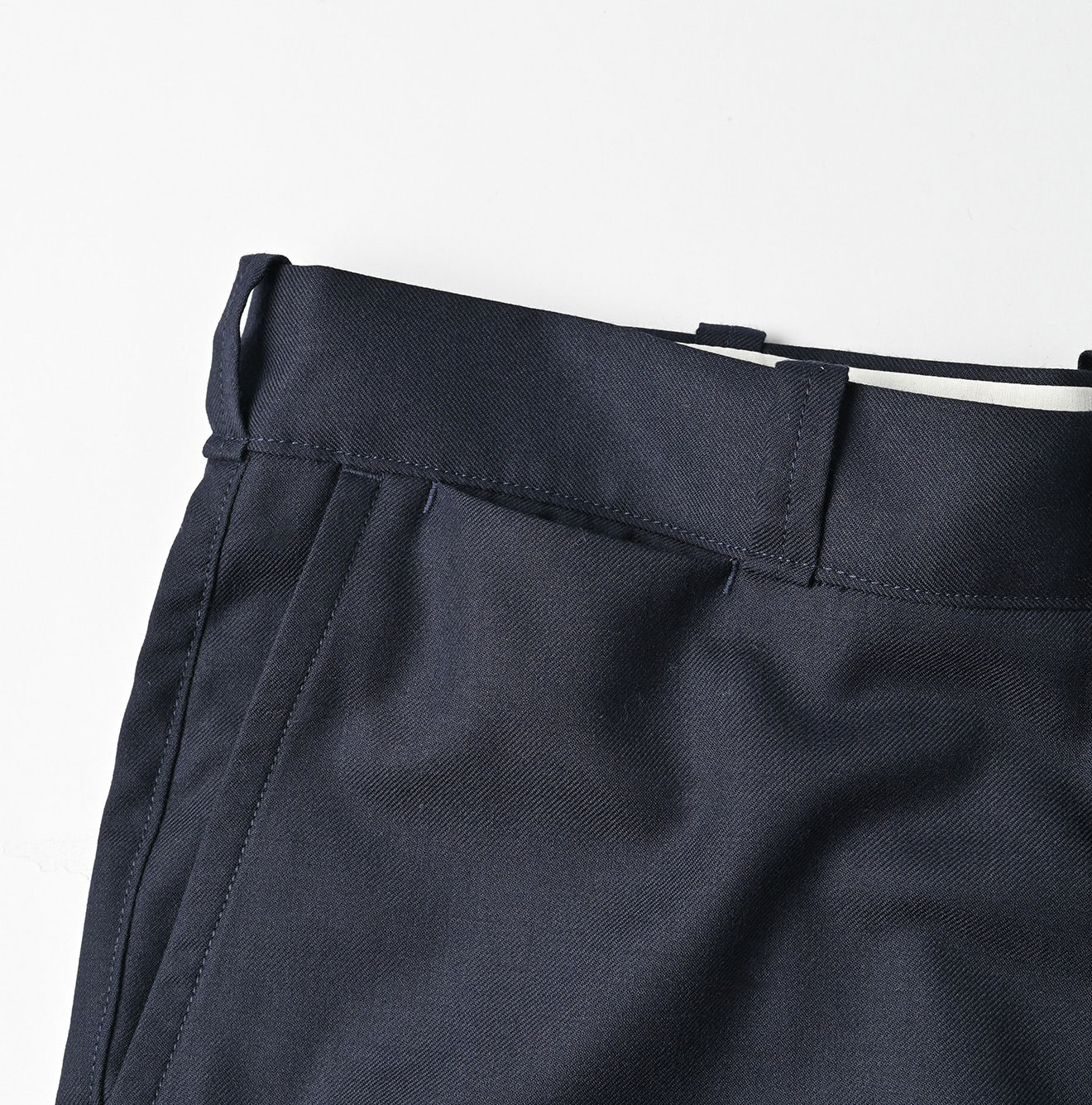 Wool Saxony Crosby Slacks MEN Detail