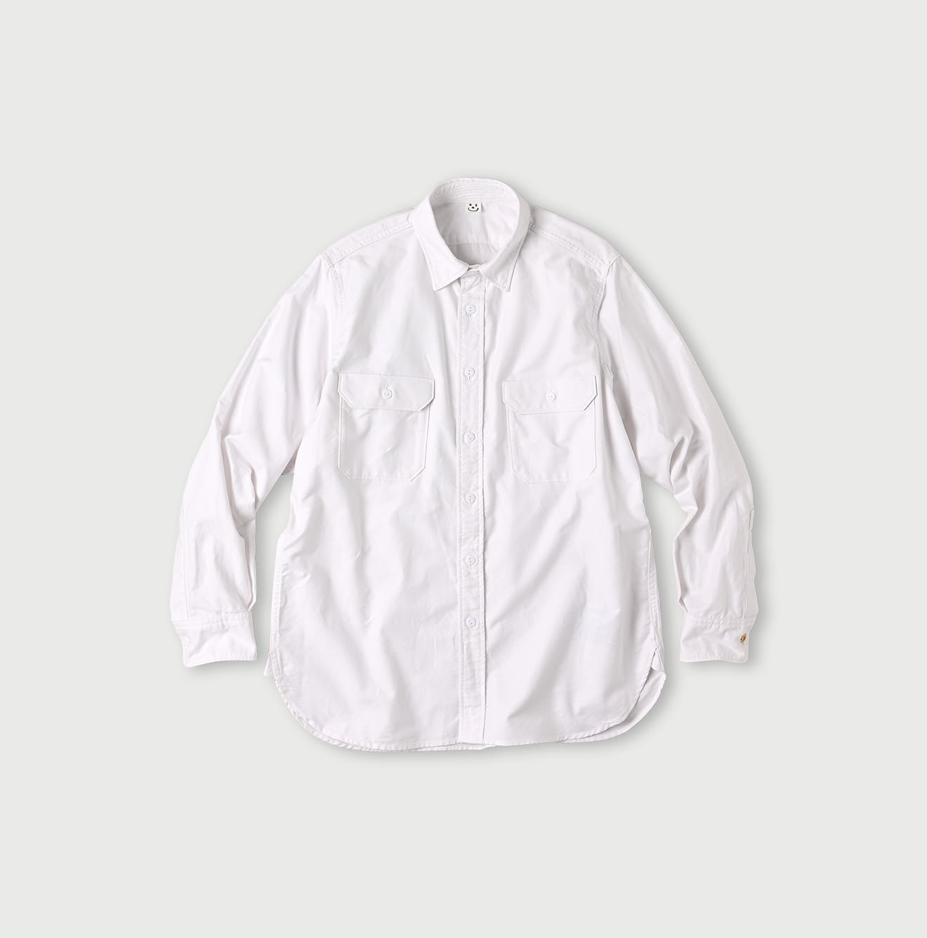 Supima OX 908 Military Shirt White