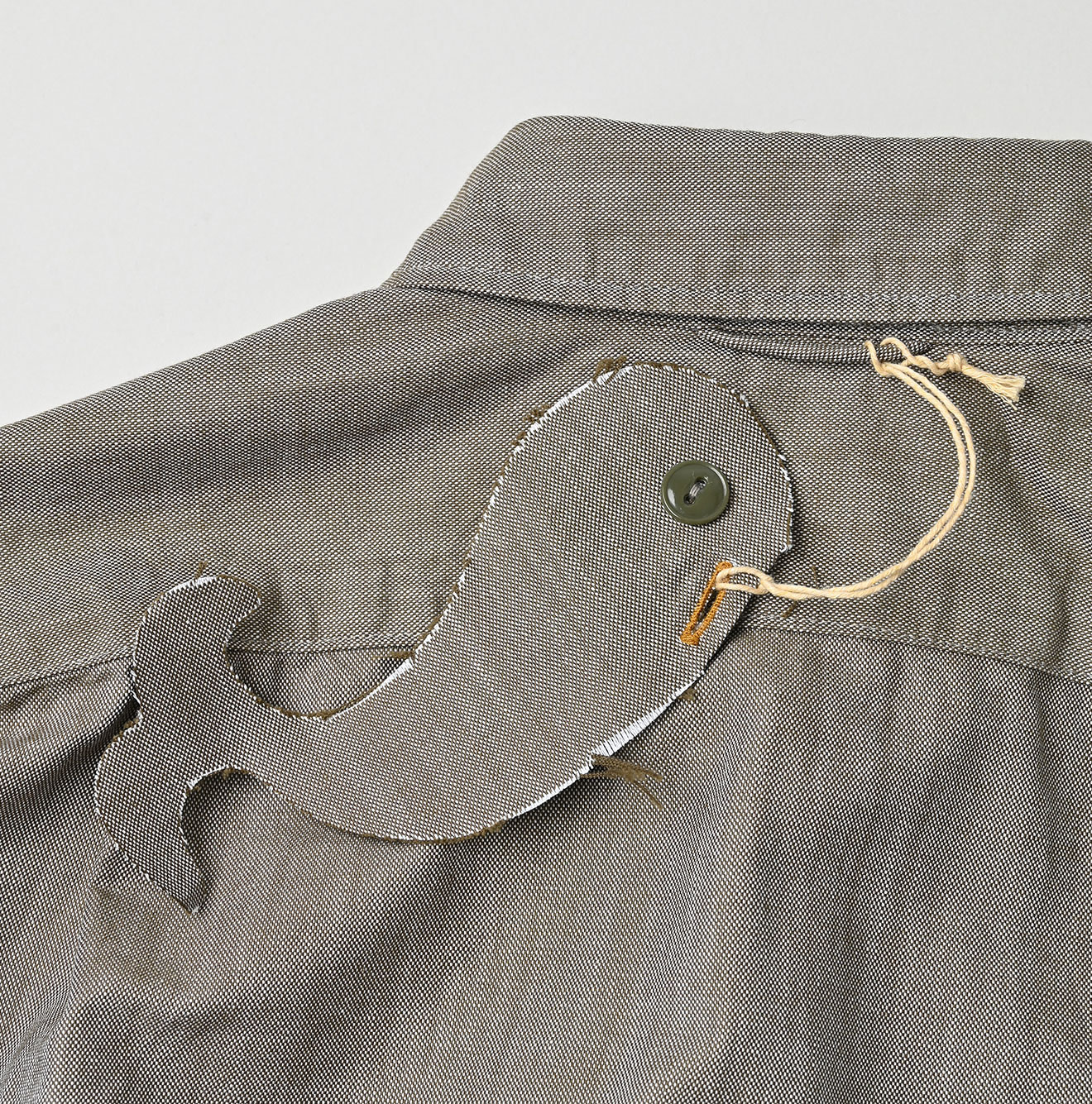 Supima OX 908 Military Shirt Detail