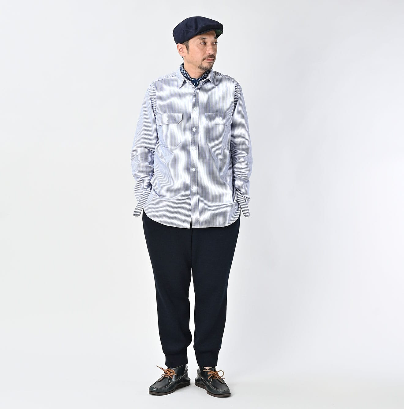 Supima OX 908 Military Shirt Male Model