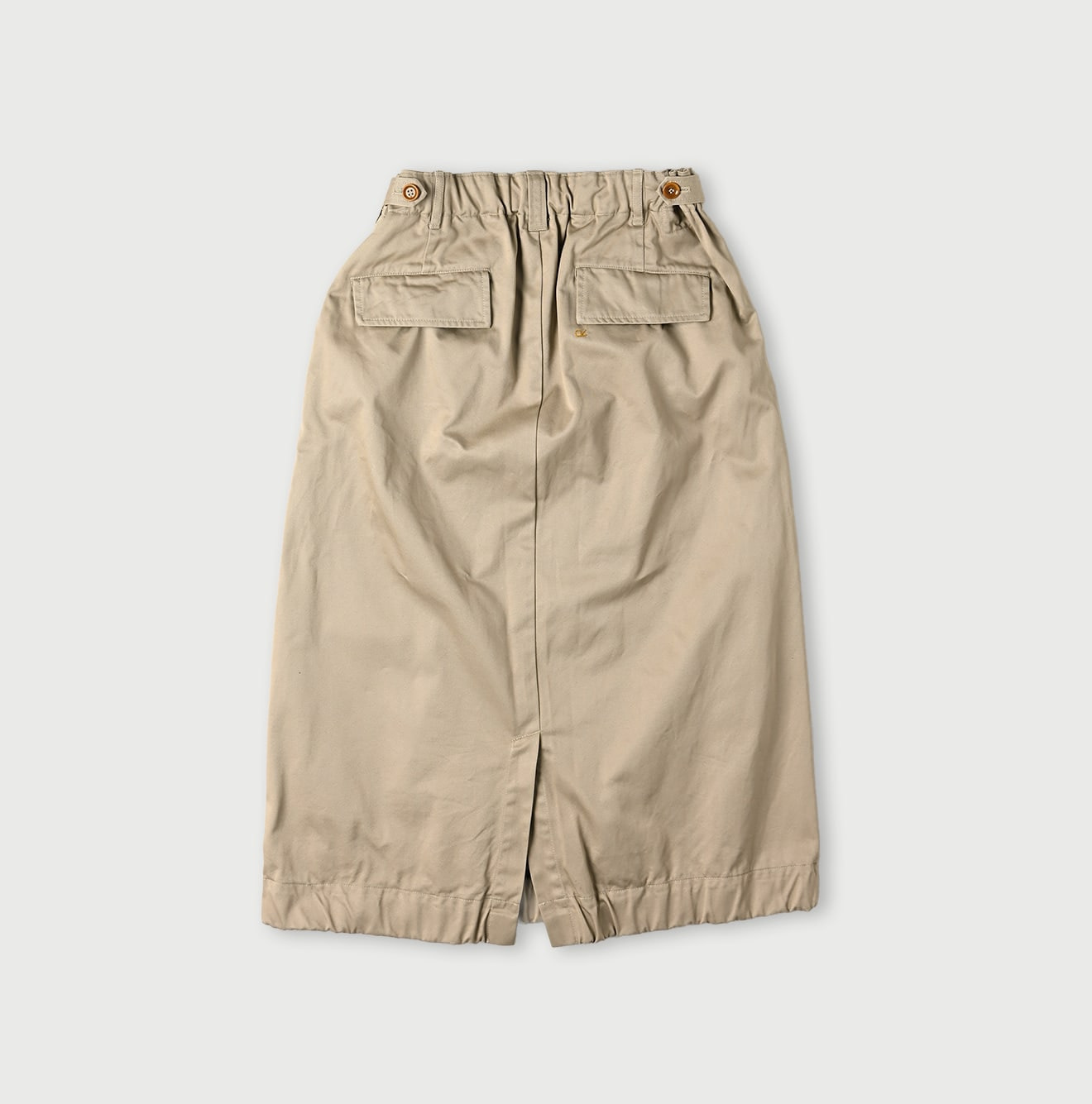 2-Ply Chino Chigo Skirt Back