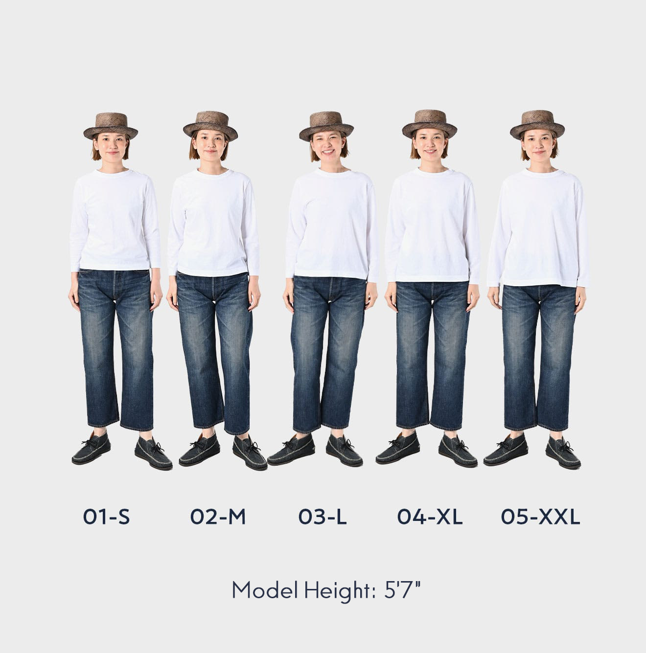 Indigo Tenjiku Square T-shirt Nou Size Chart