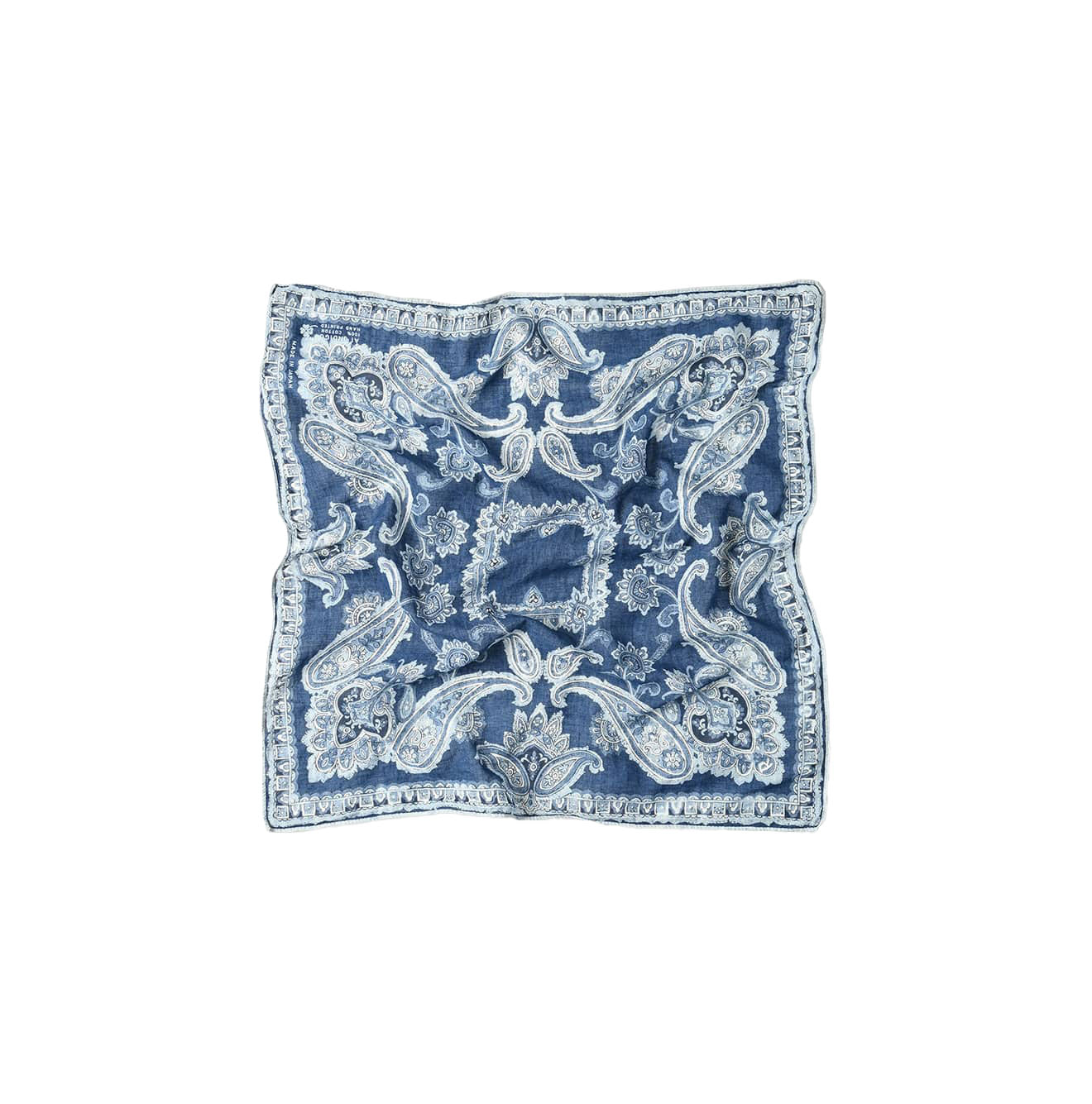 Indigo Gauze Paisley Sarasa Bandana