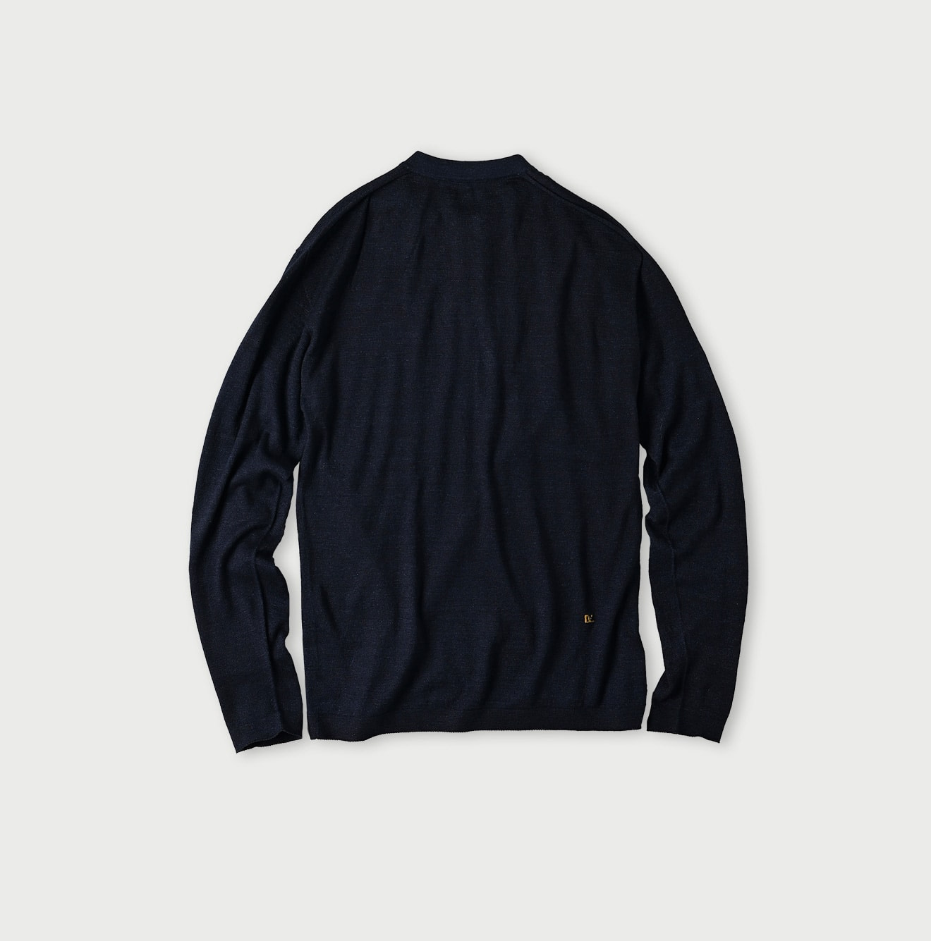 Indigo Whole Super Gauze 908 Henley Back