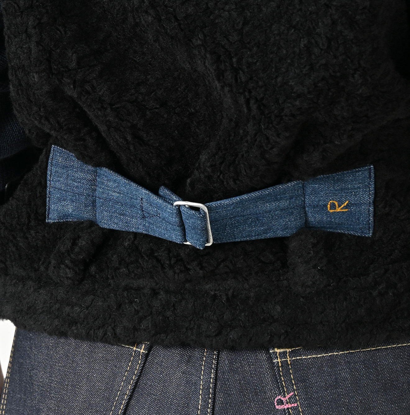 Boa x US Mou Wool Jacket Detail