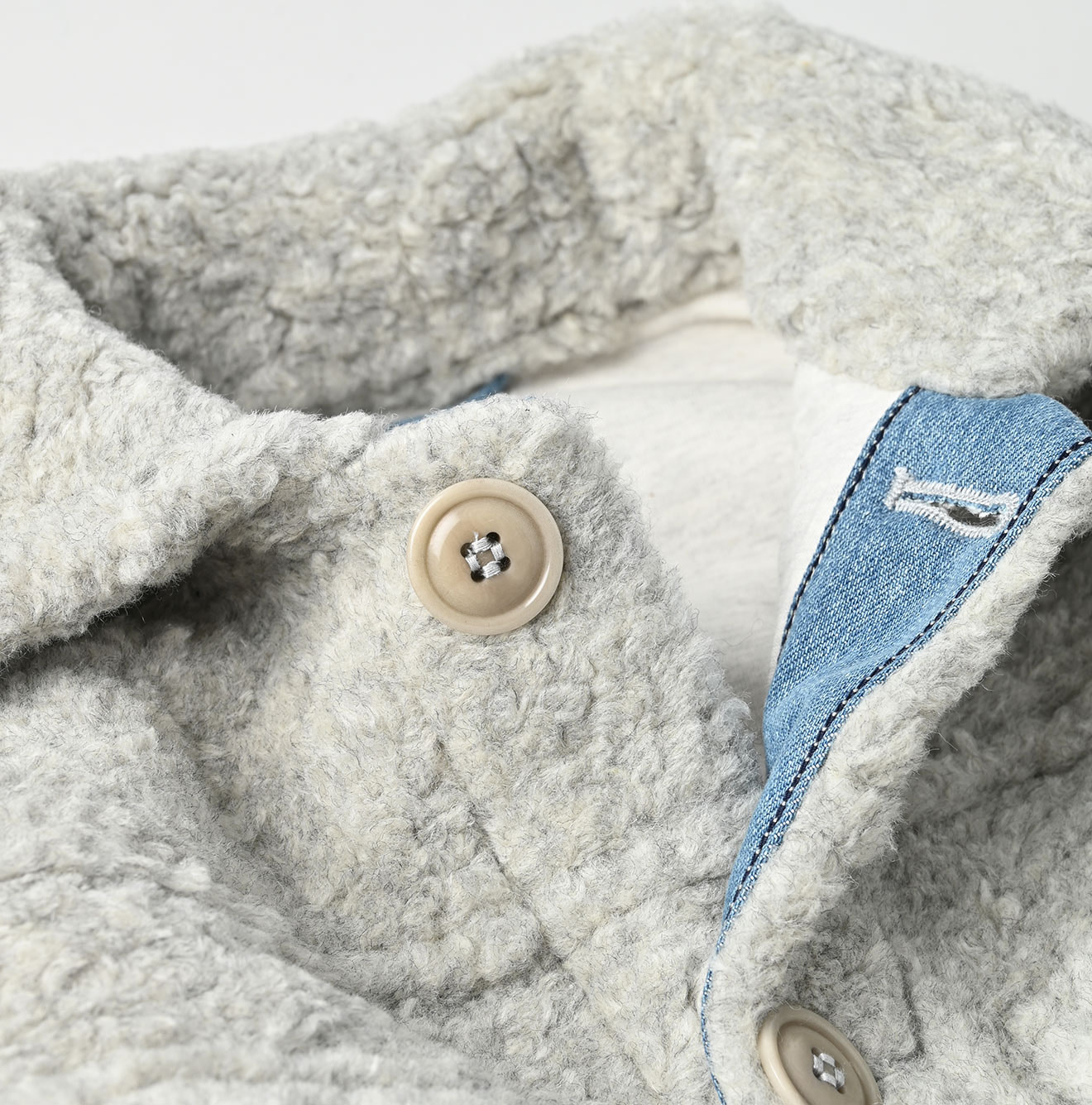 Boa x US Mou Wool Jacket Detail