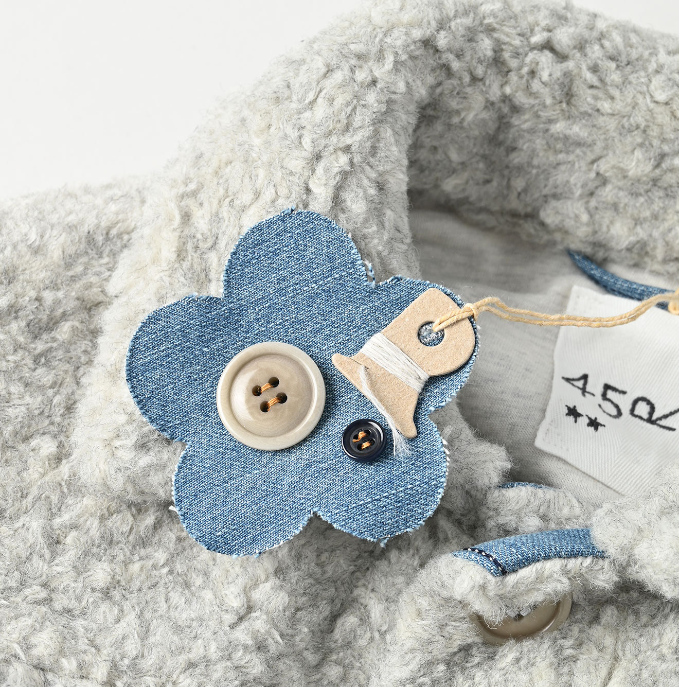 Boa x US Mou Wool Jacket Detail