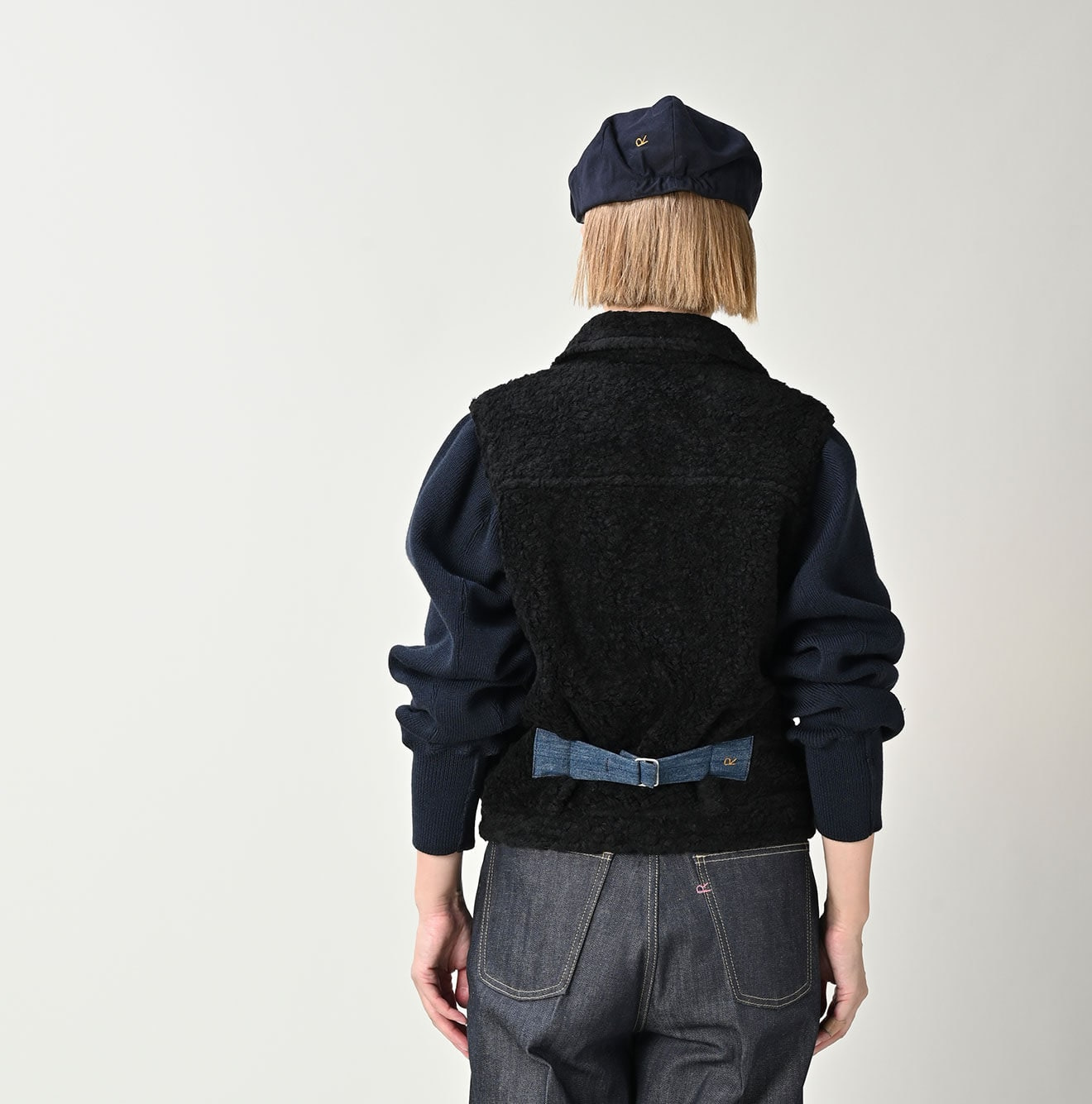 Boa x US Mou Wool Jacket Female Model