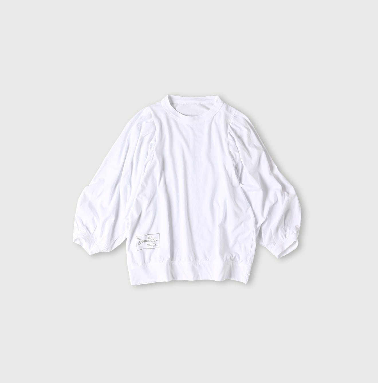 Zimbabwe Cotton Puff T-shirt White