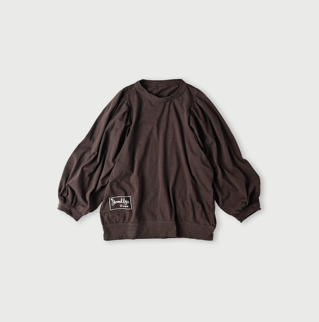 Zimbabwe Cotton Puff T-shirt Cigar Black