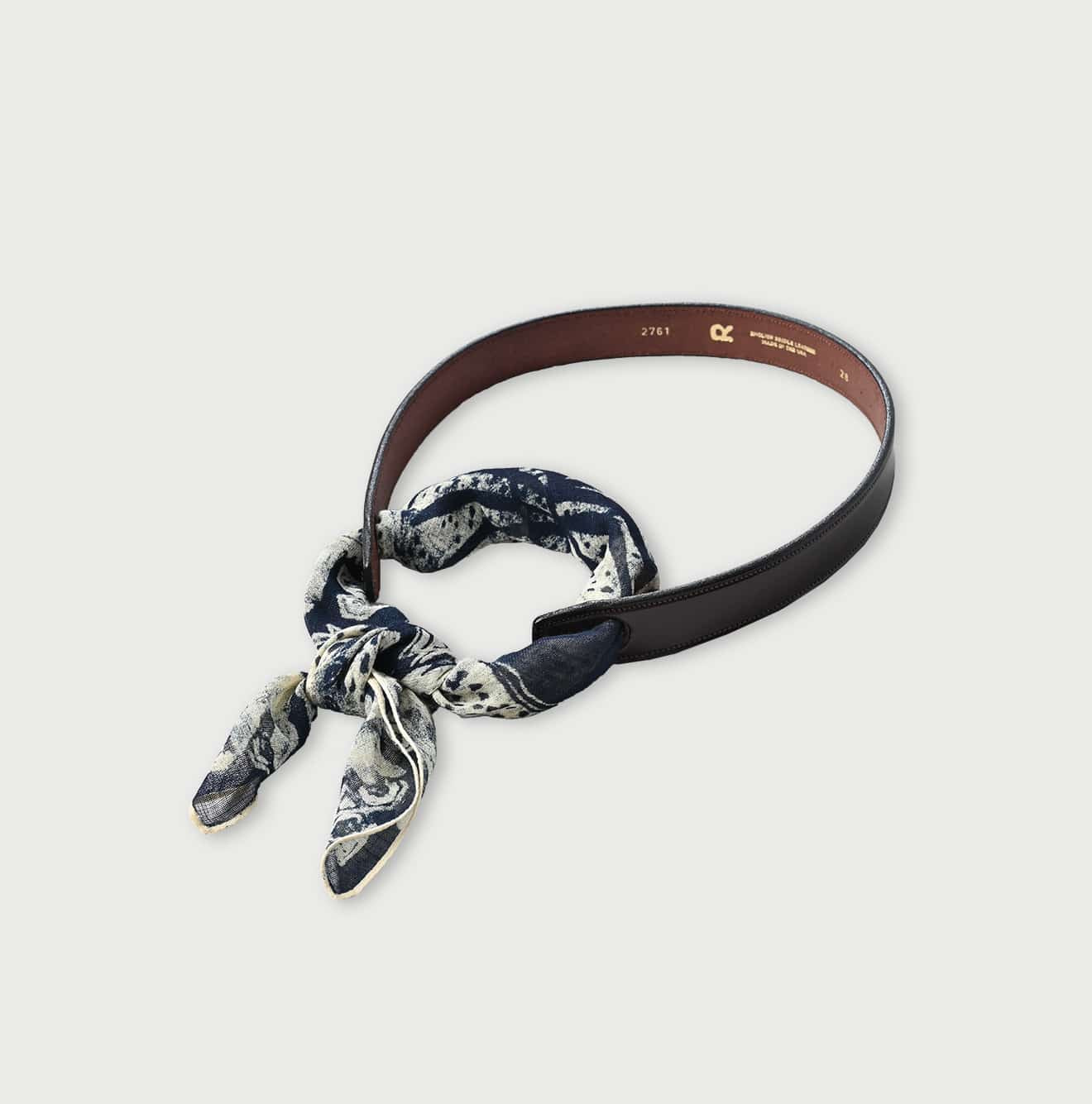 Scarf Belt Dark Brown