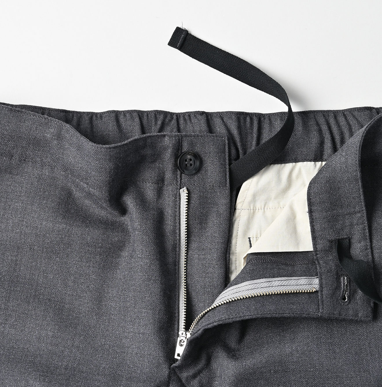 Wool Saxony Crosby Sabrina Slacks Detail