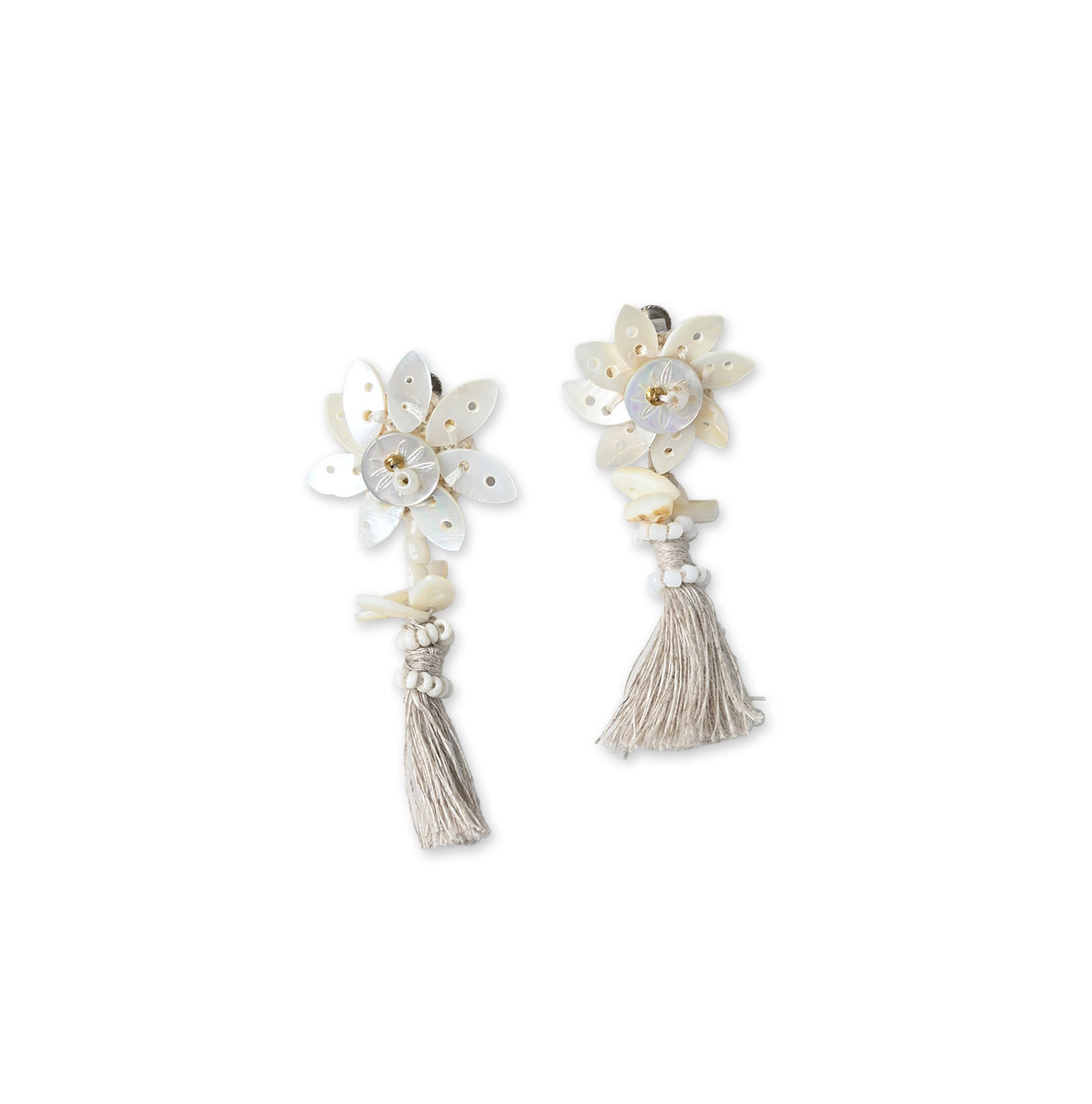 SUN Shell Flower Earrings