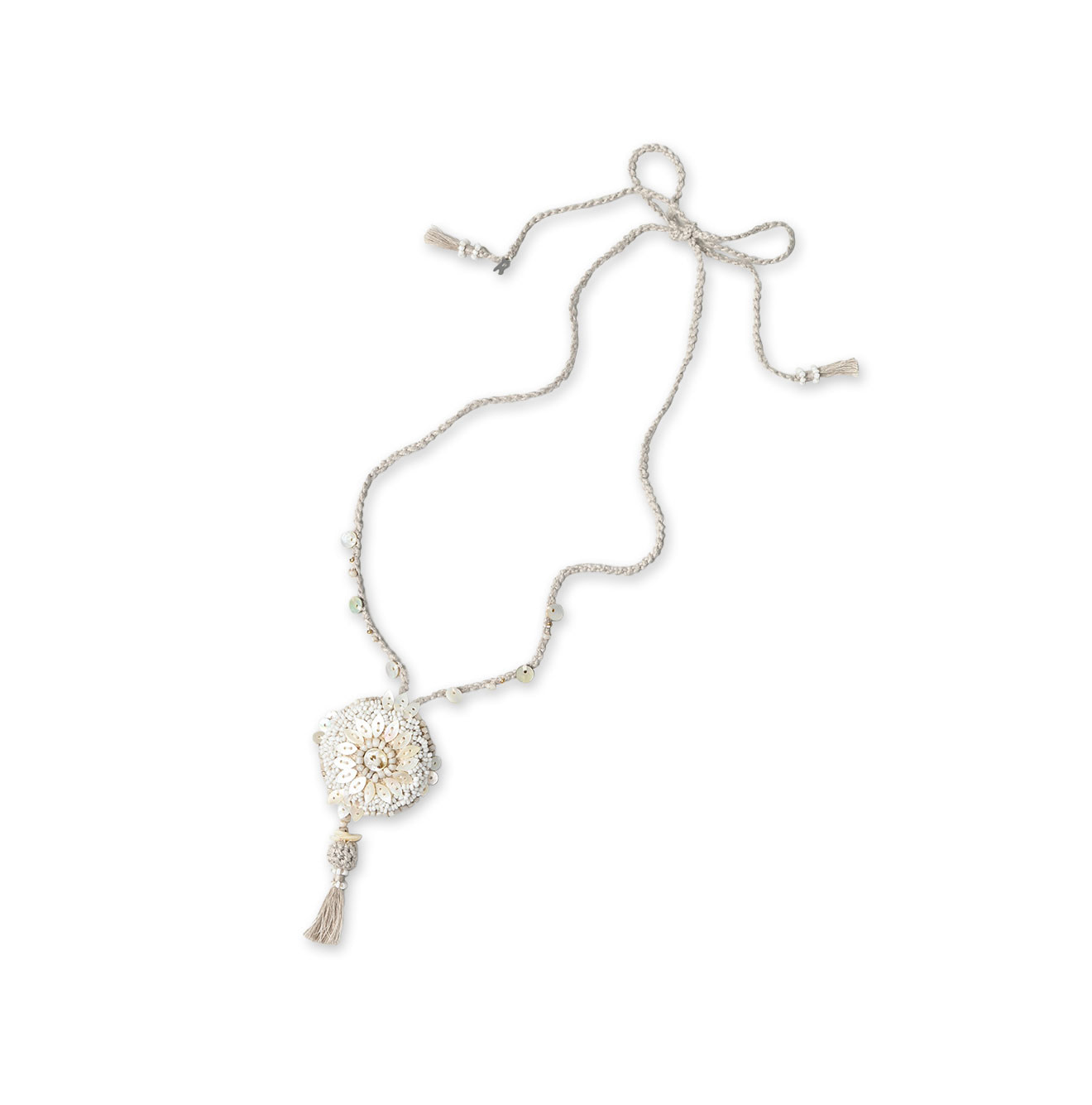 SUN Shell Flower Necklace