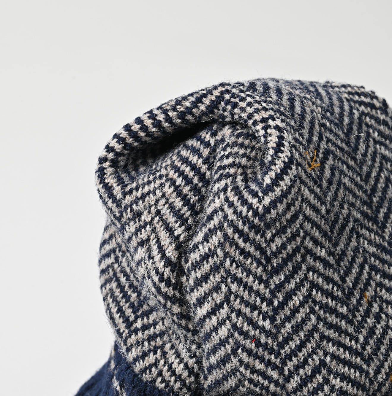 Shetland Tweed Knit Cap Detail