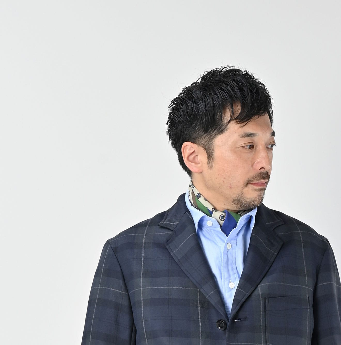 Silk Komon Bandana Male Model