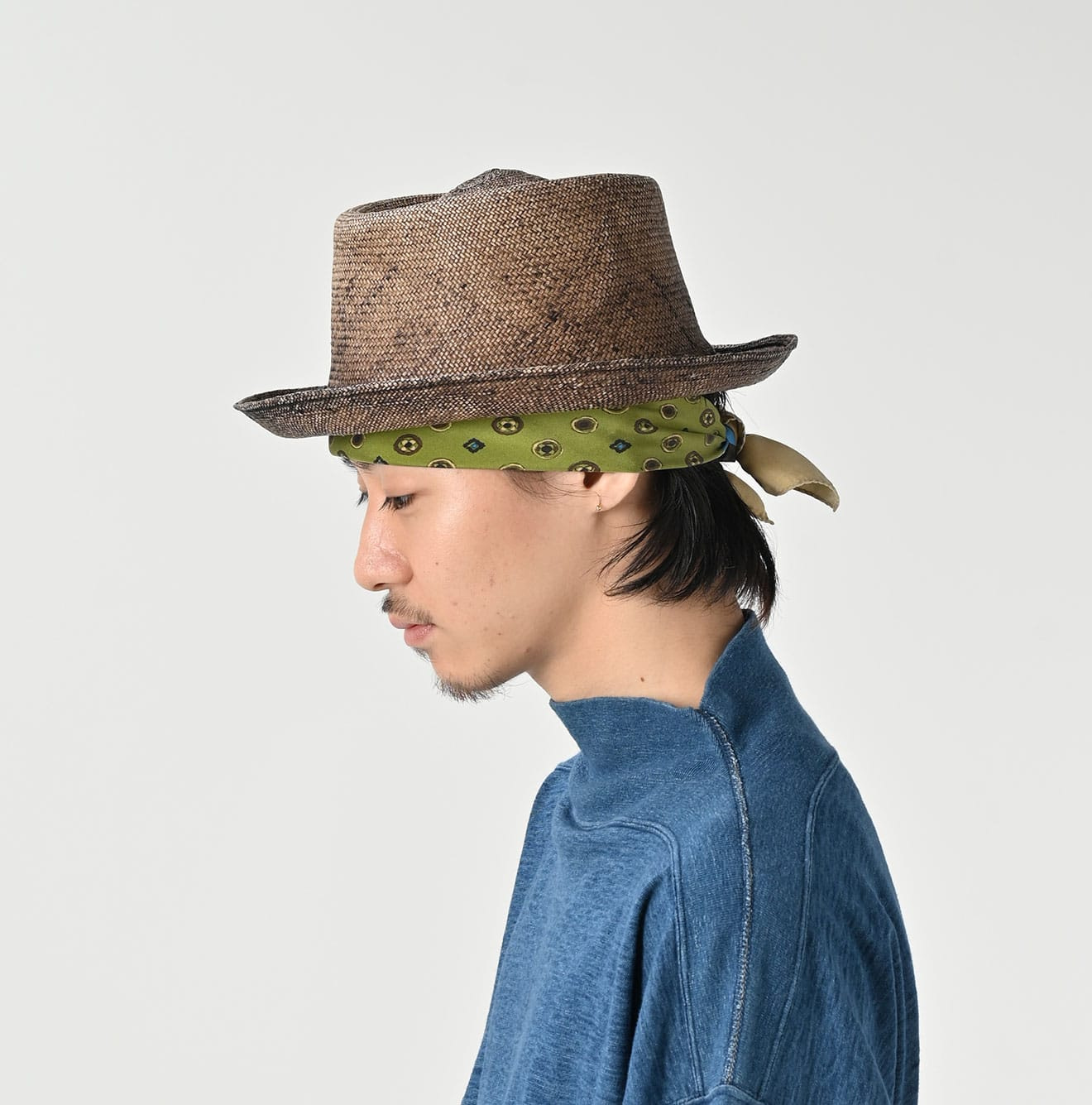 Silk Komon Bandana Male Model