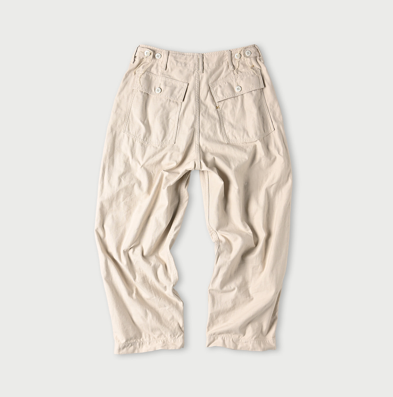 Back Satin 908 Wide Baker Pants Back