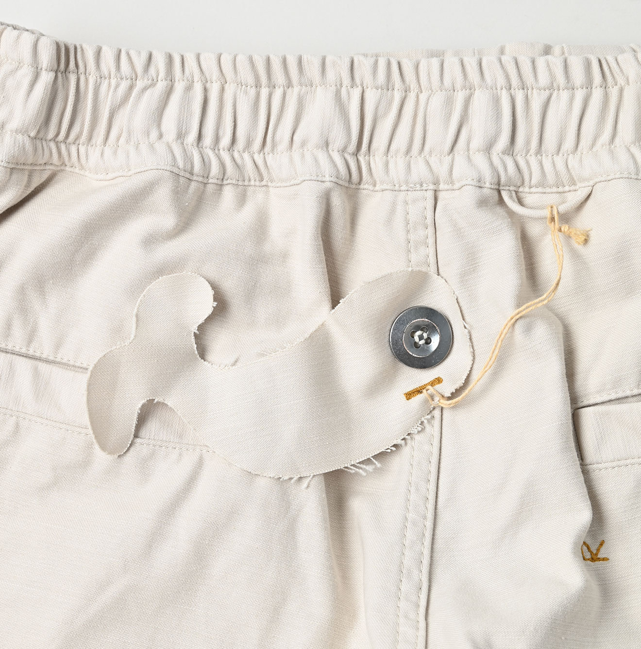 Back Satin 908 Tent Pants Detail