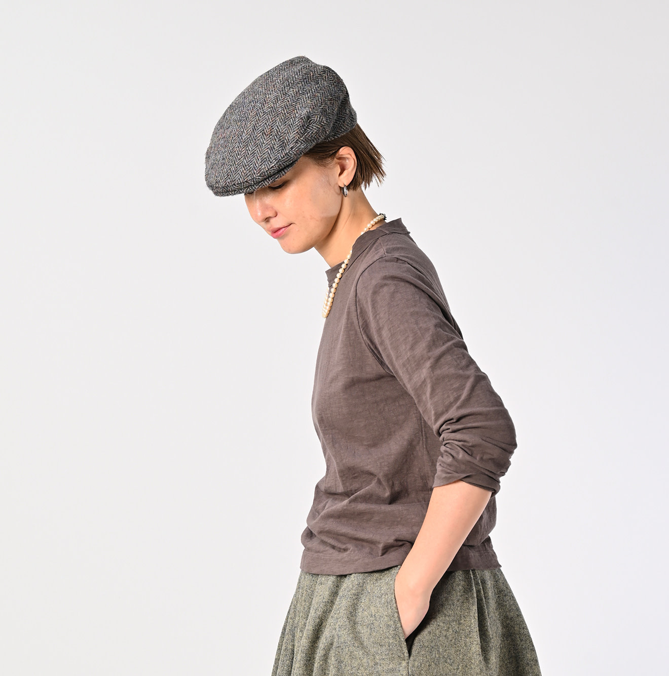 Tenjiku Square T-shirt Female Model