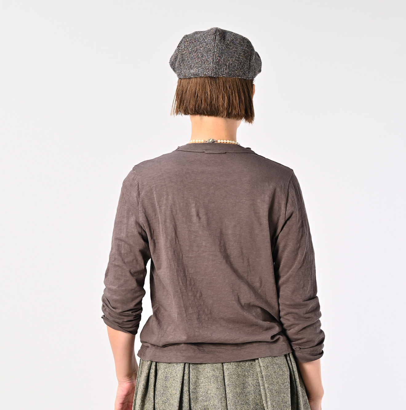 Tenjiku Square T-shirt Female Model