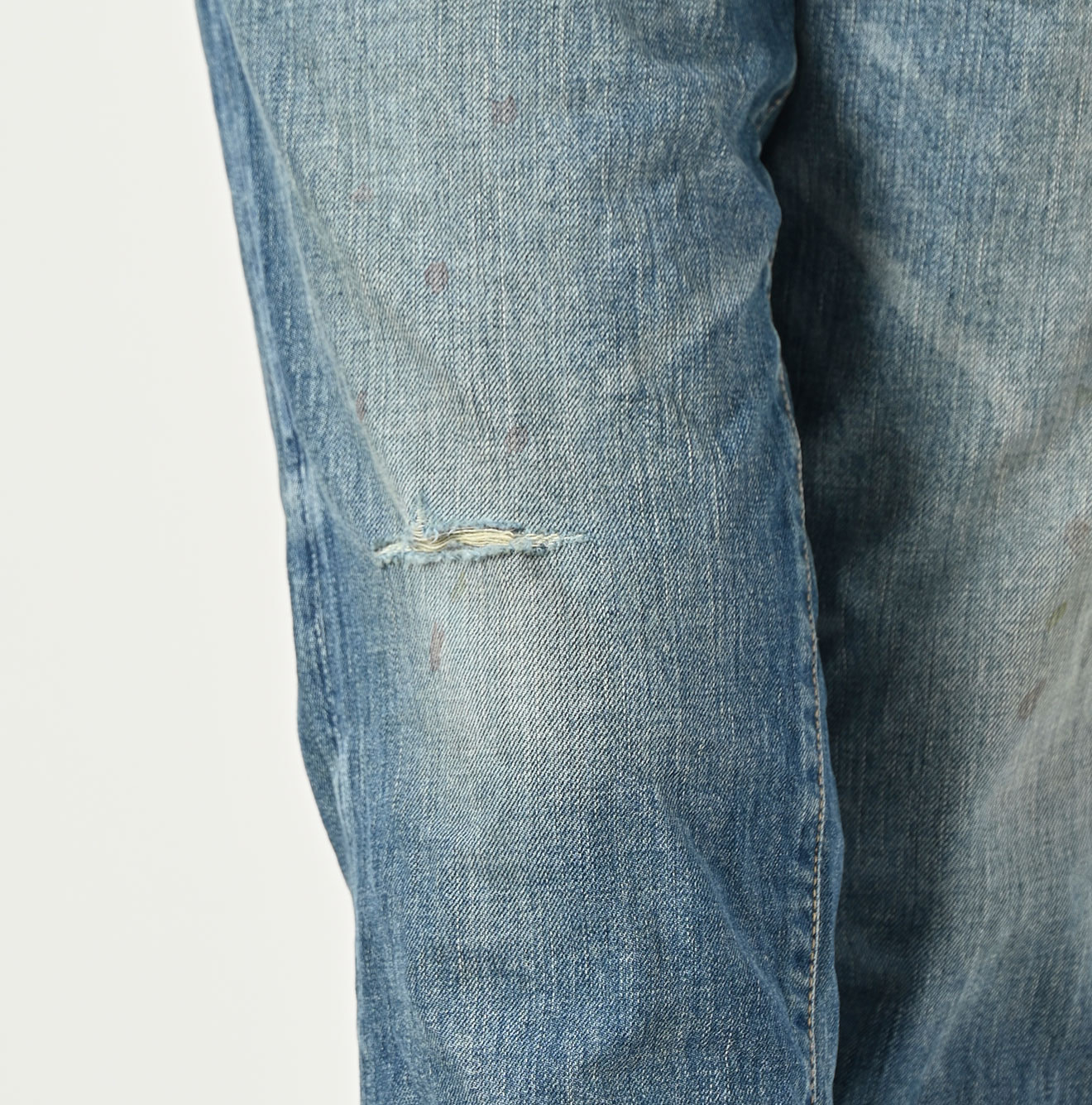 Futatabi Rye Mugi Denim Crosby 5 Heavy A-Wash Detail