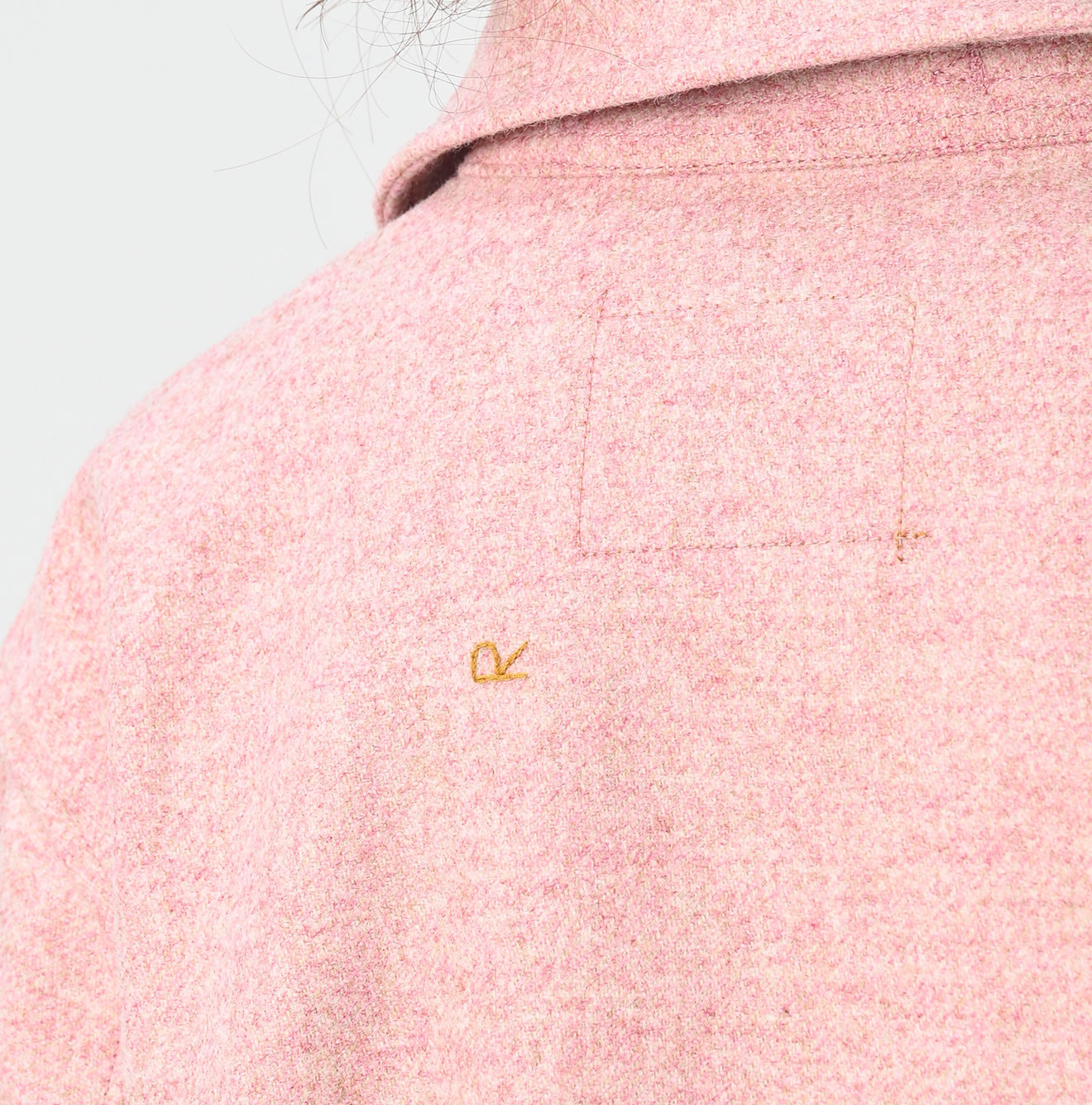 England Flannel Coat Detail