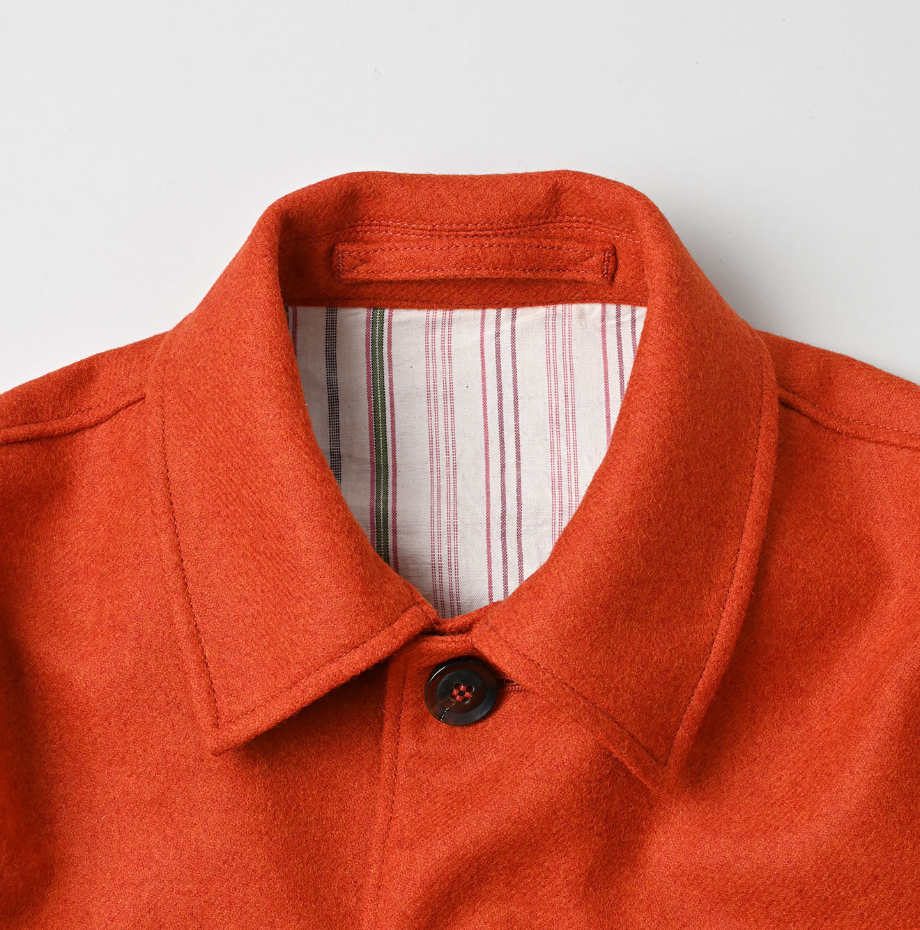 England Flannel Coat Detail