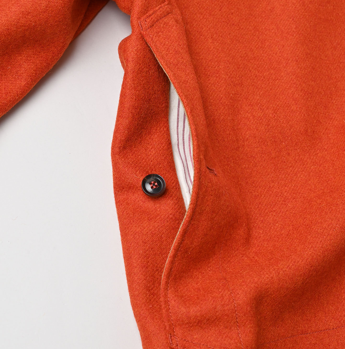 England Flannel Coat Detail
