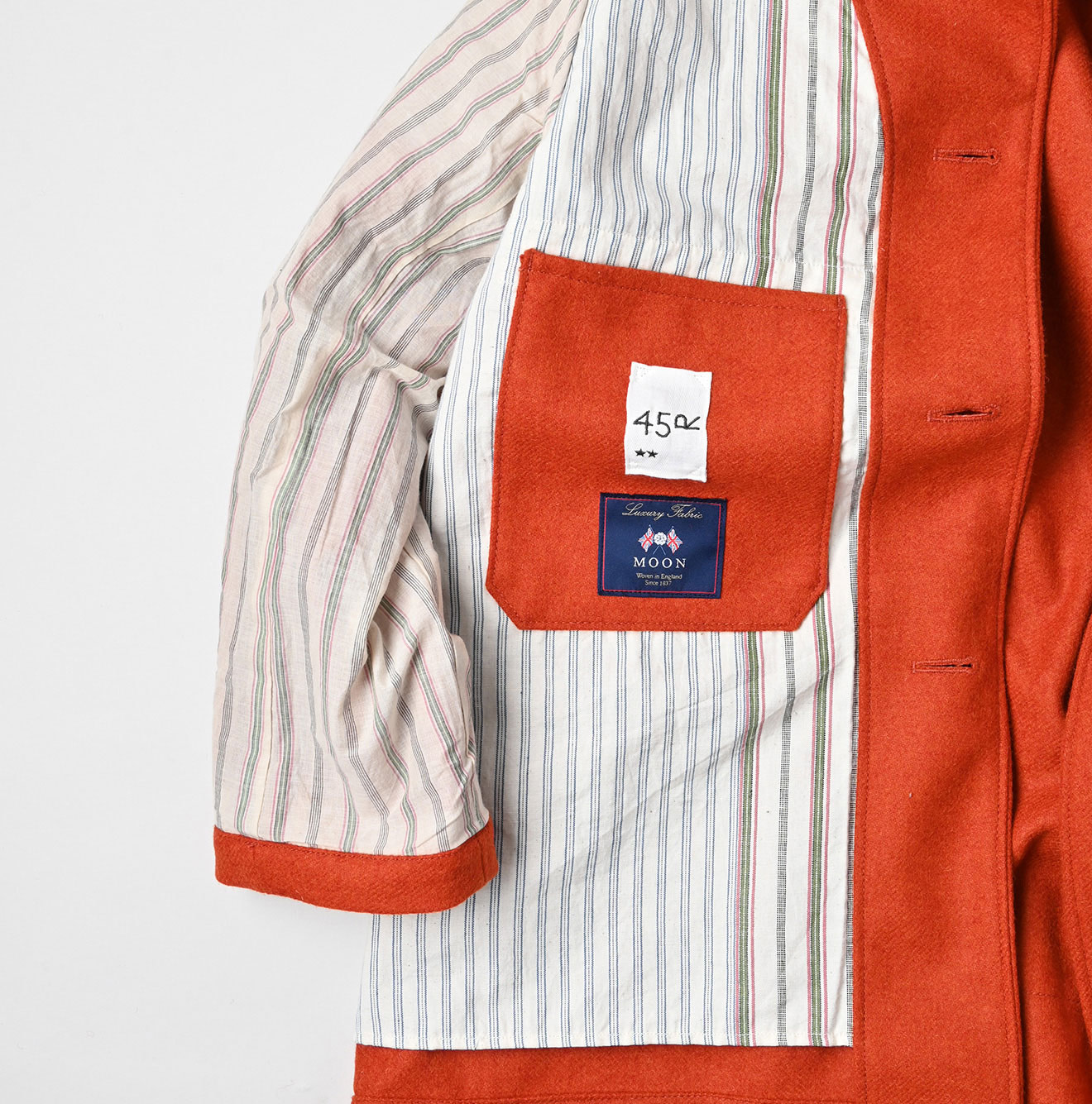 England Flannel Coat Detail