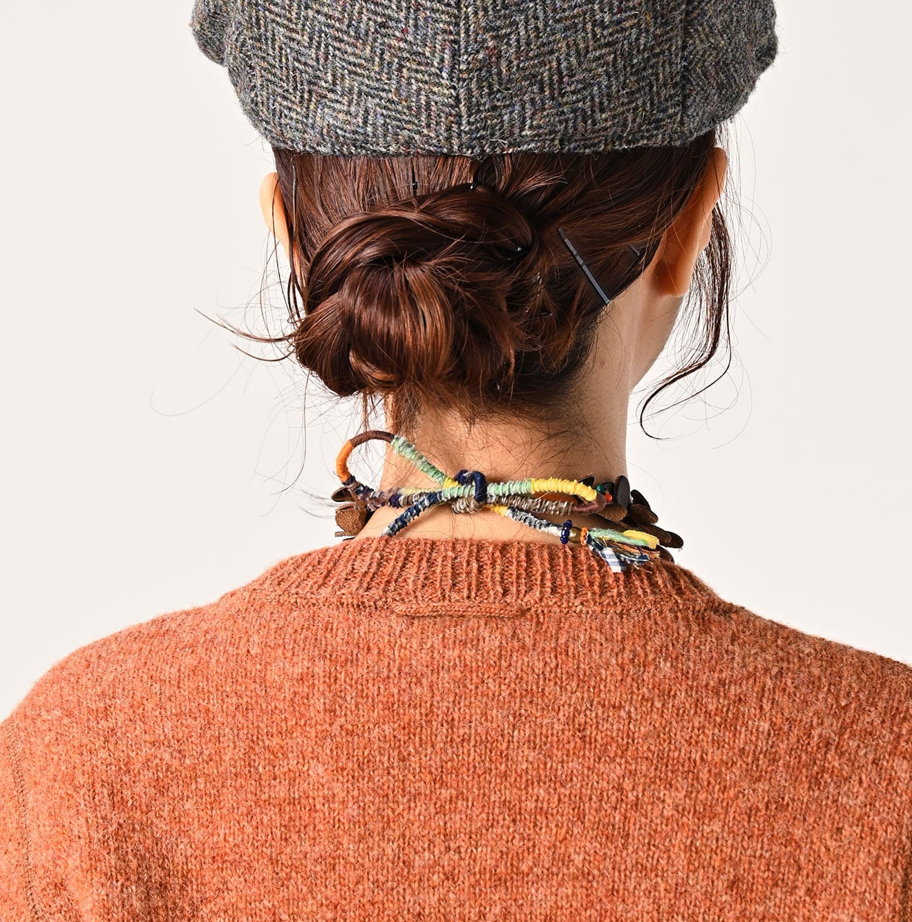 Shetland Wool Boiled Cardigan Detail