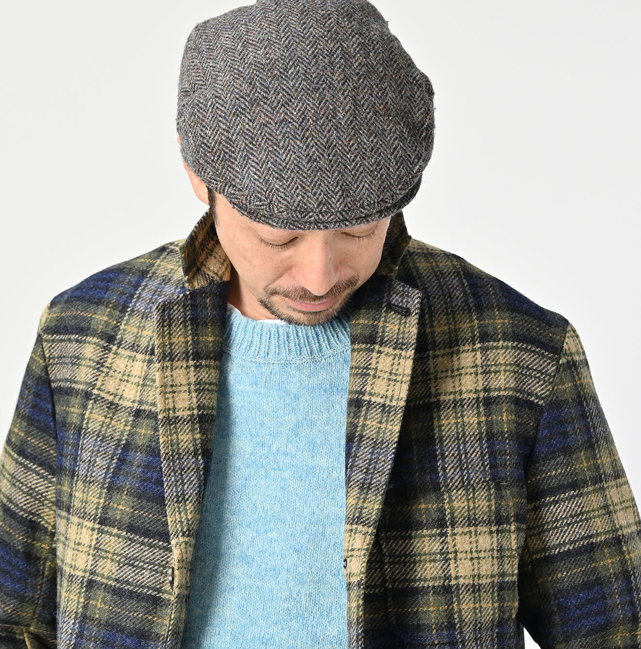 Wool Tartan 908 Miyuki Jacket Detail
