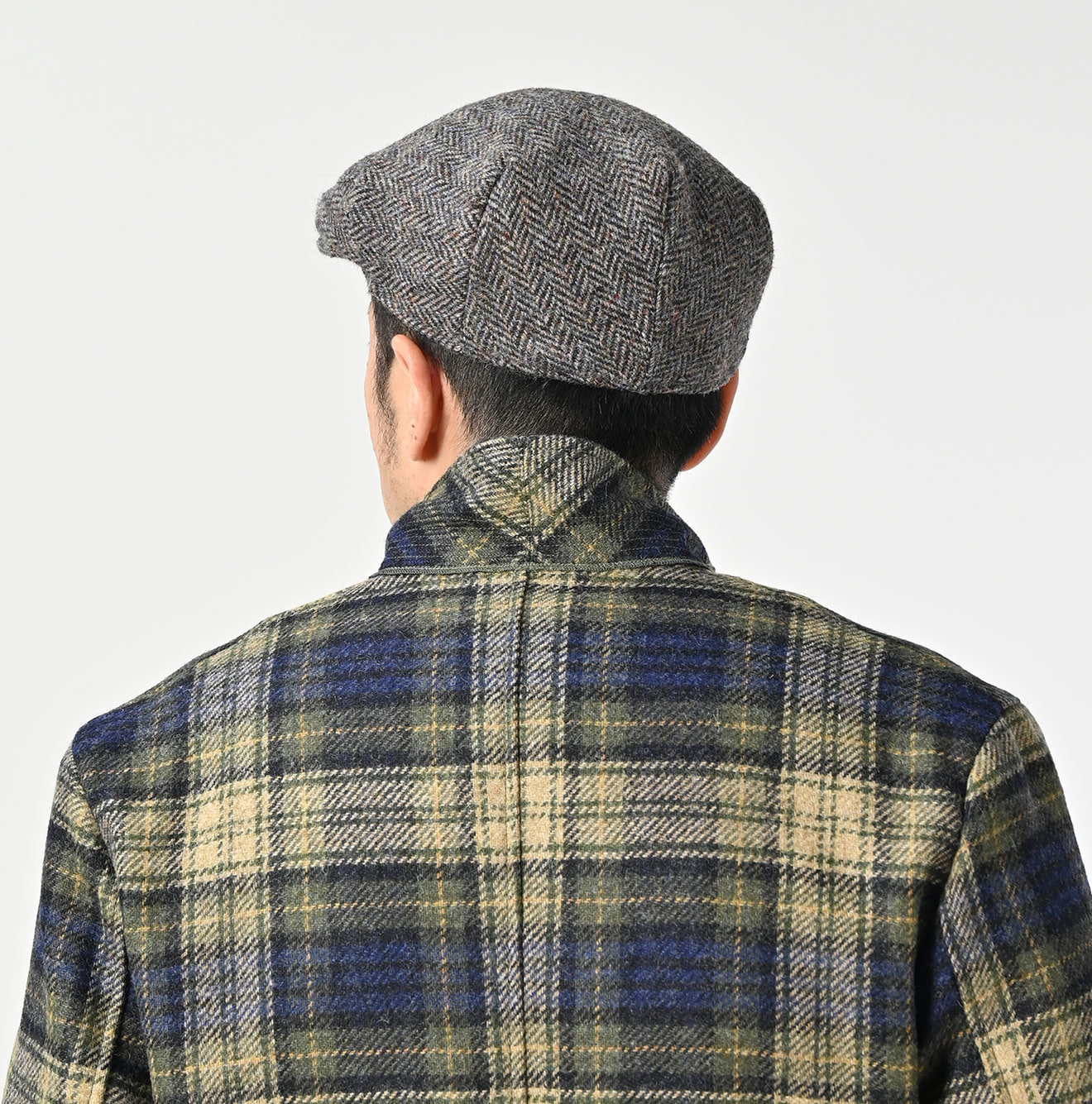 Wool Tartan 908 Miyuki Jacket Detail