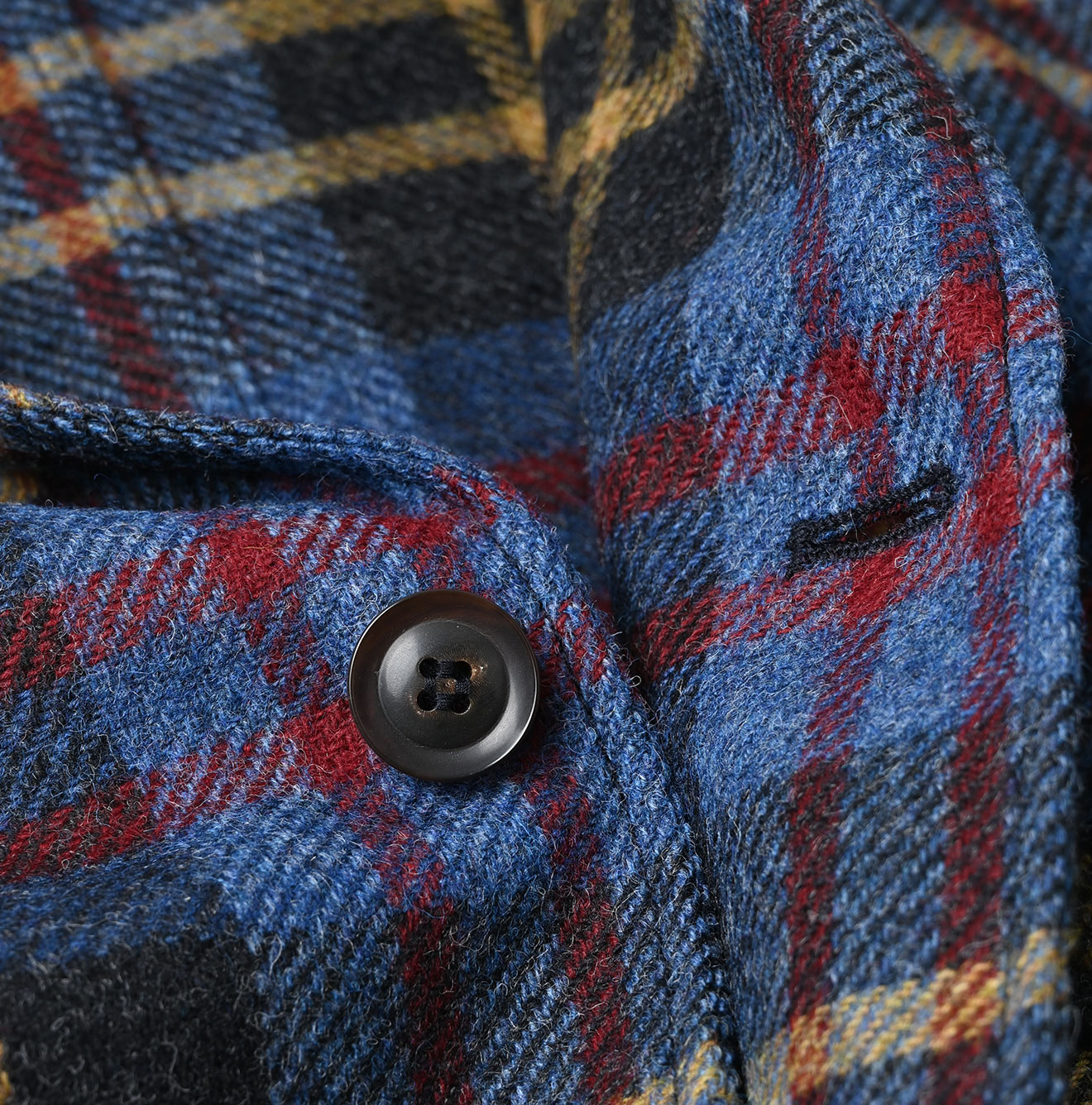 Wool Tartan 908 Miyuki Jacket Detail