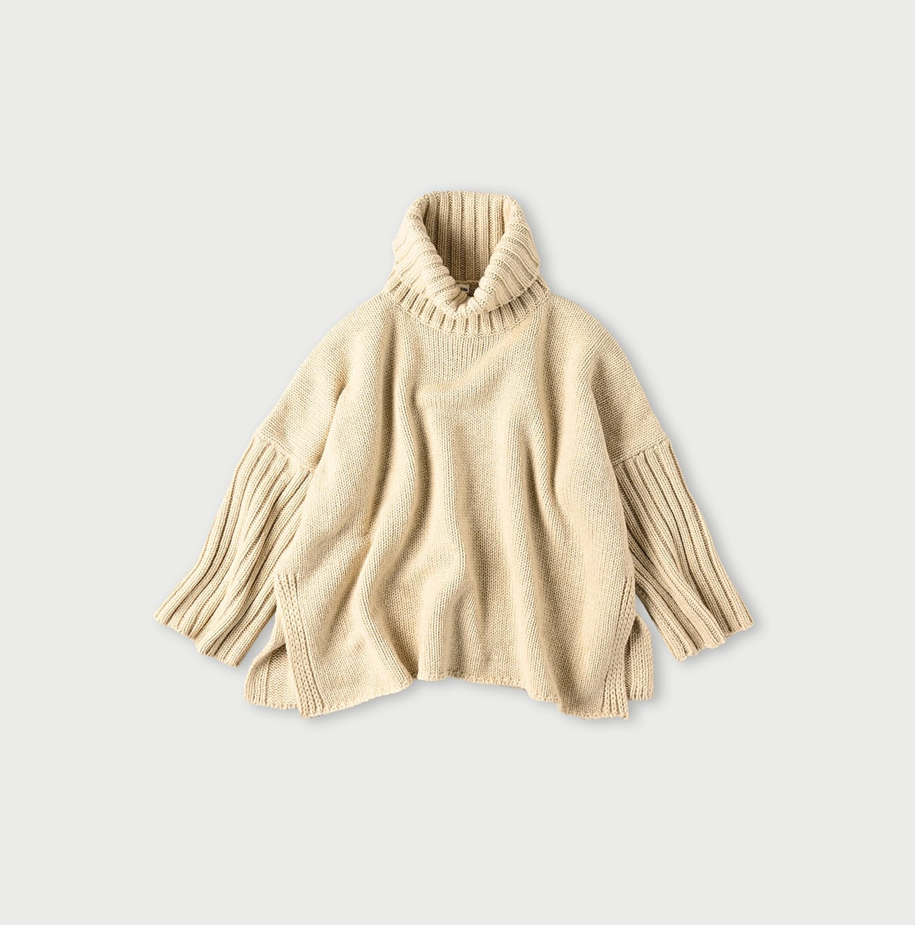 Cashmere Poncho Off Top