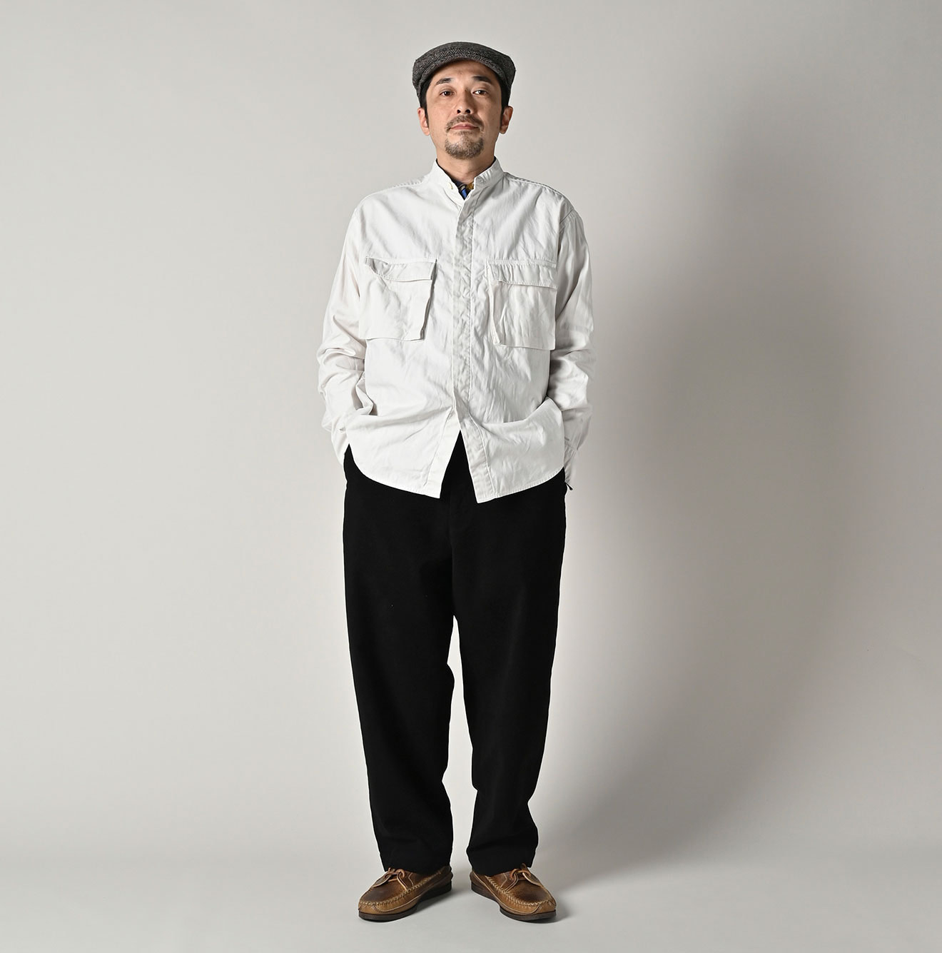 Thin Back Satin 908 Nîmes Shirt Male Model