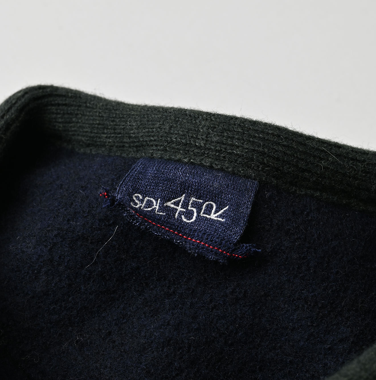 Crazy Boiled Wool Knit Tyrolean Coat Detail