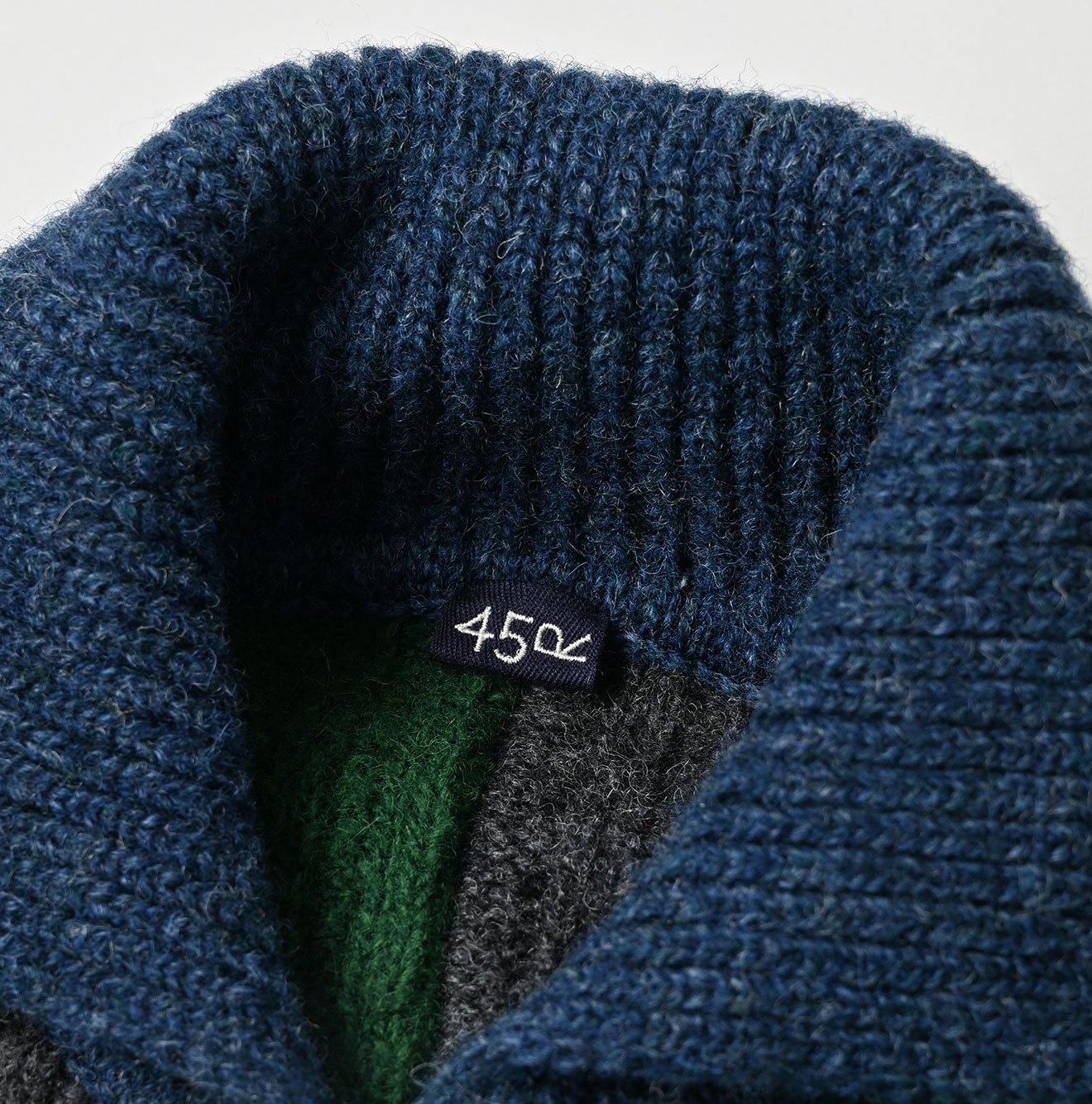 Shetland Knitting Pattern Patchwork Tunic Detail