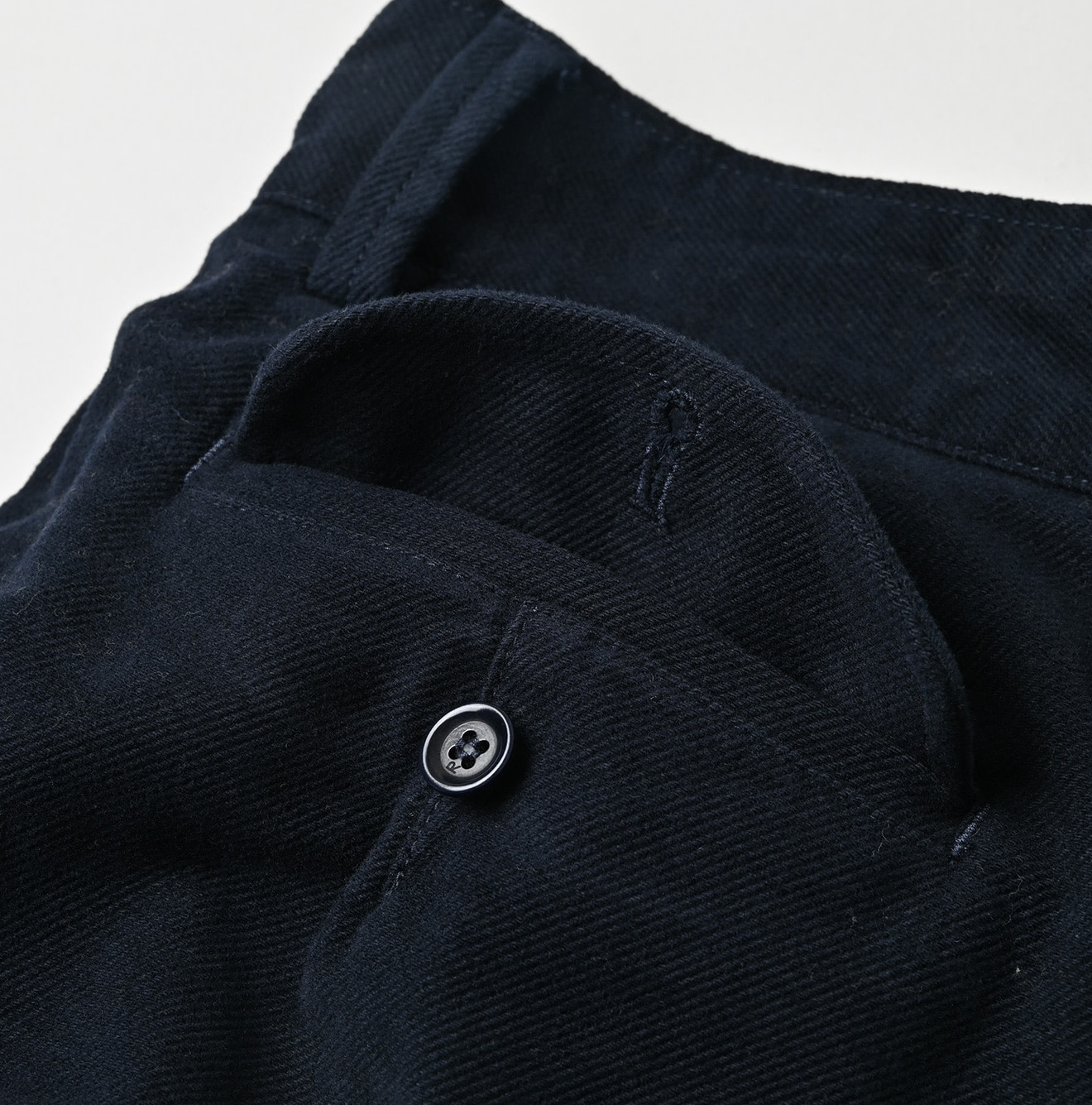 Mole Serge Stretch Charlotte Baggy Detail