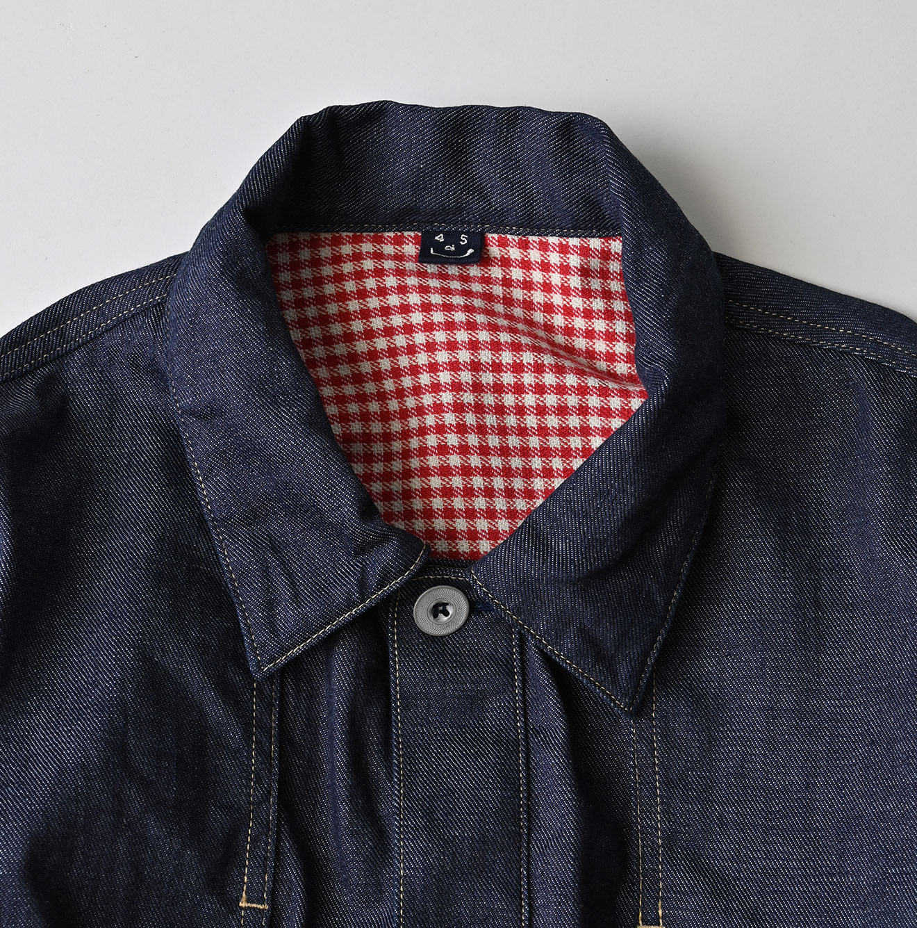 45 Petit Denim Bush Shirt Detail