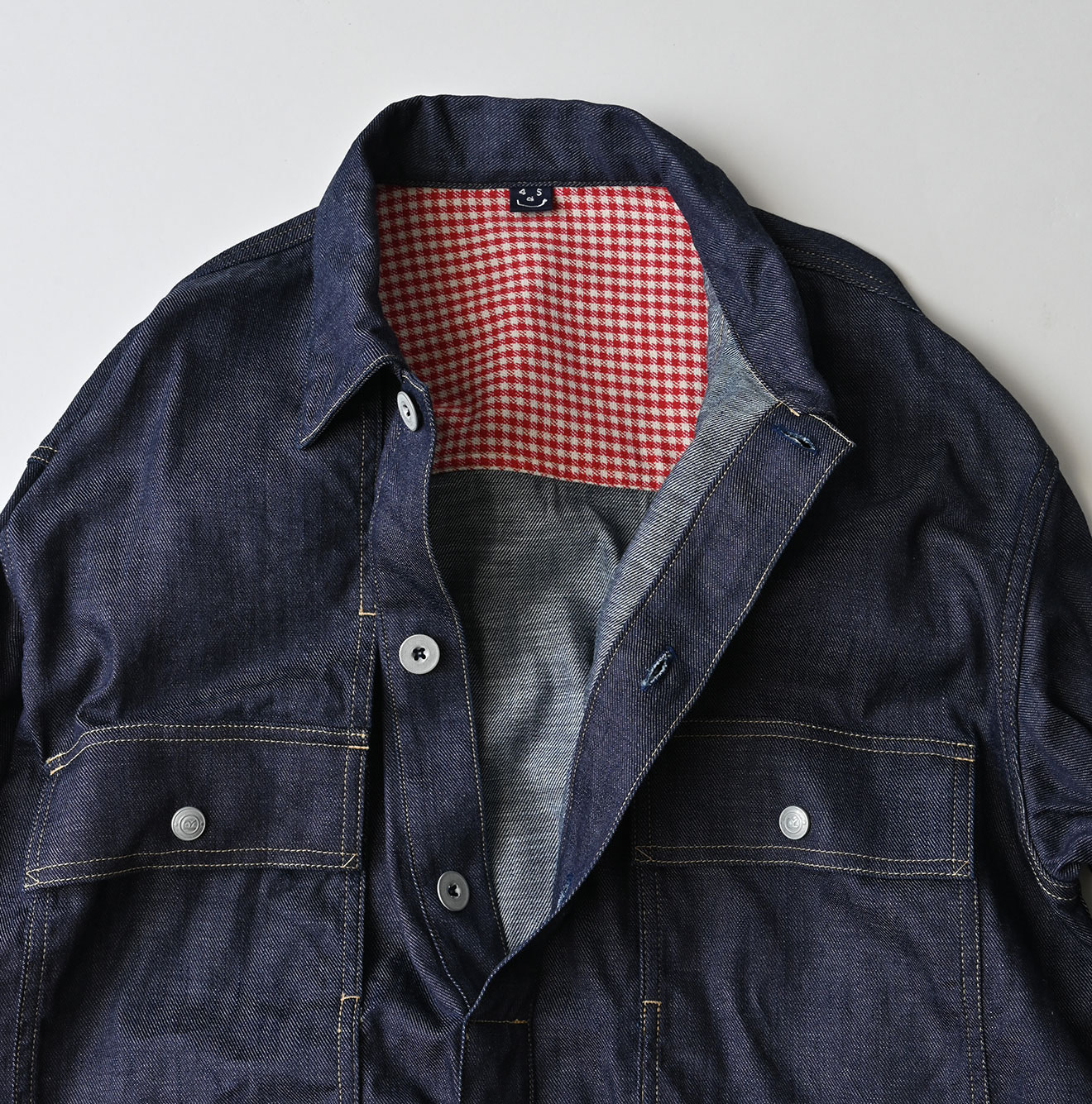 45 Petit Denim Bush Shirt Detail