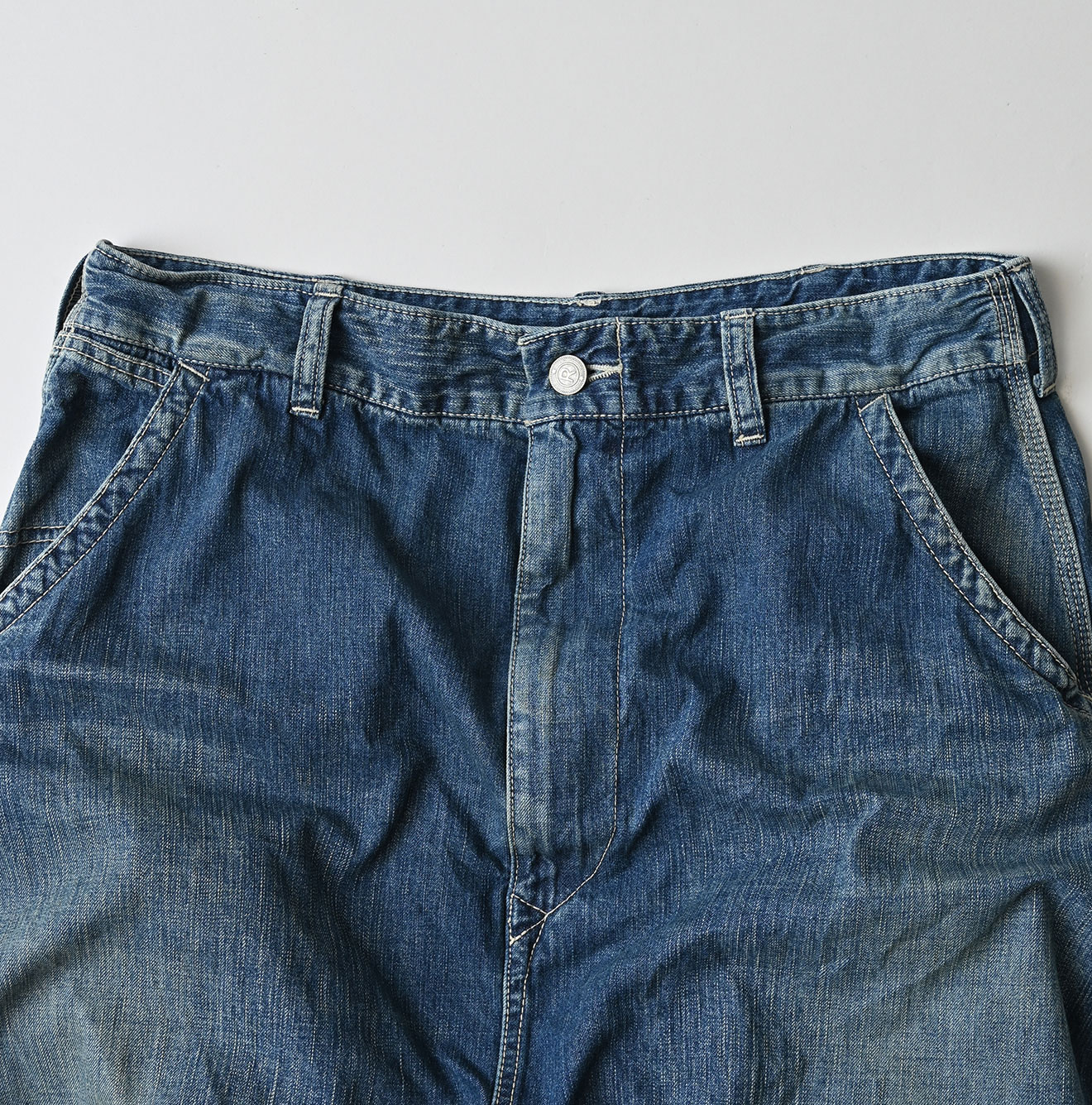 Mugihiko Denim Painter Skirt Zyu Detail