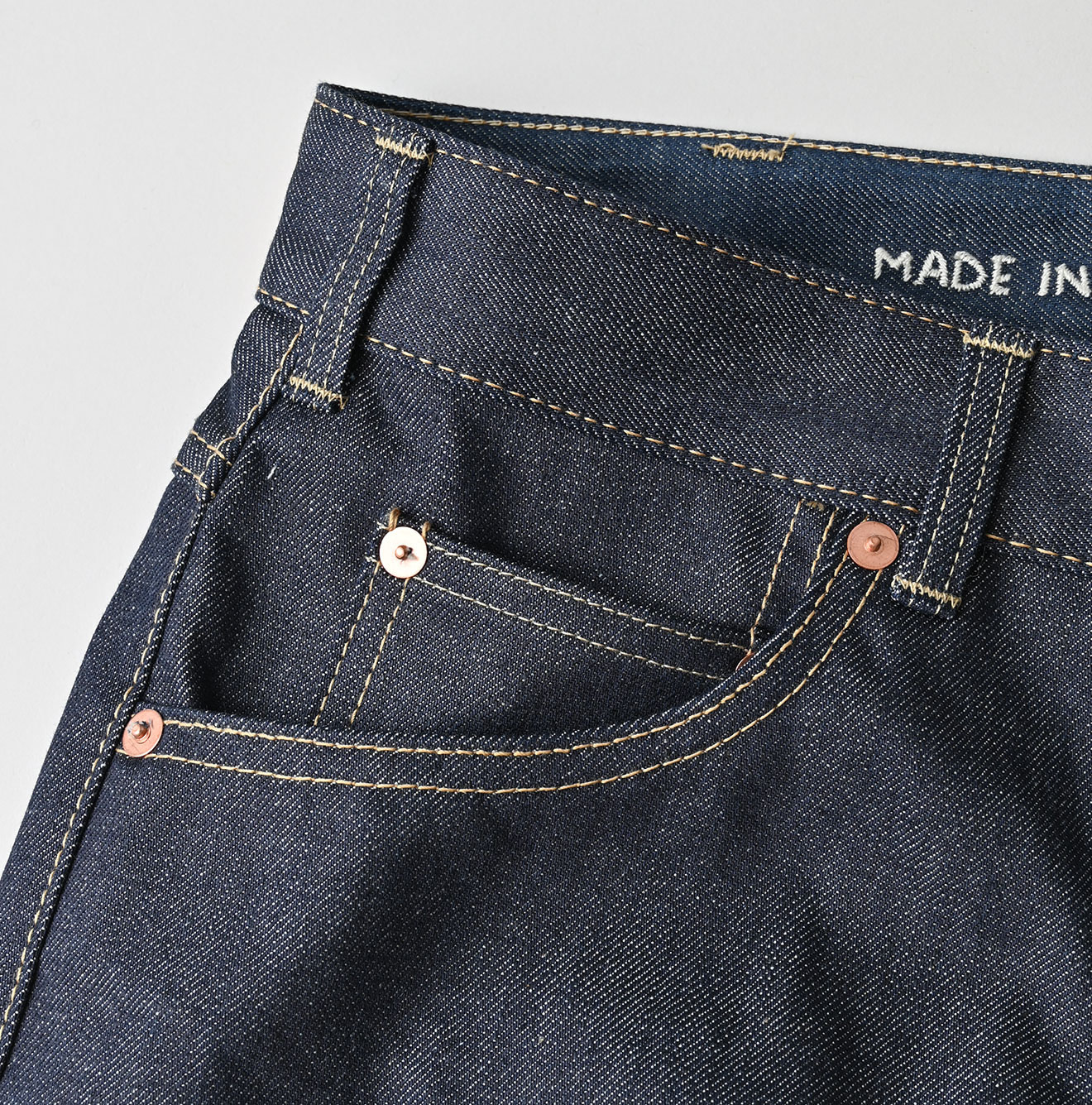 Rye Mugi Denim Charlotte 5 Itchora Detail