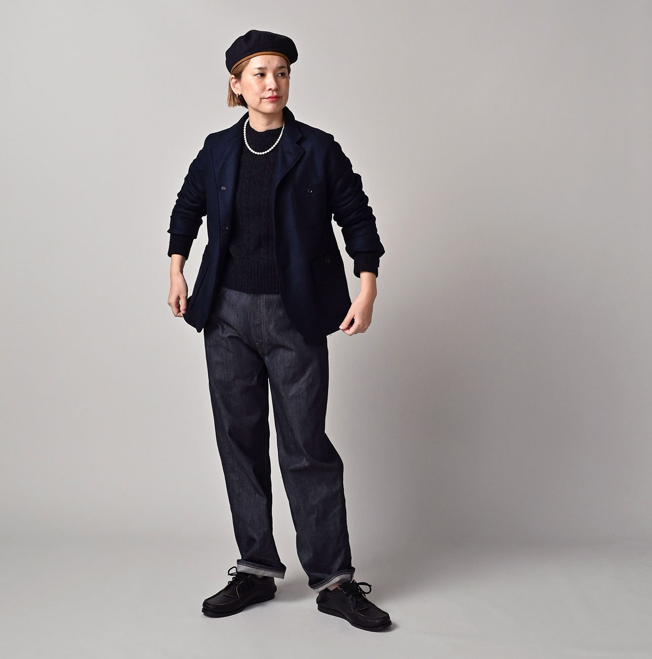 Rye Mugi Denim Charlotte 5 Itchora Female Model