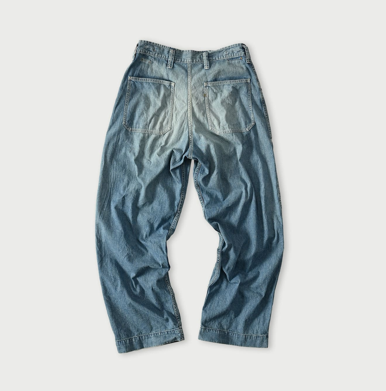 Mugihiko Denim 908 Painter Pants Tan Back