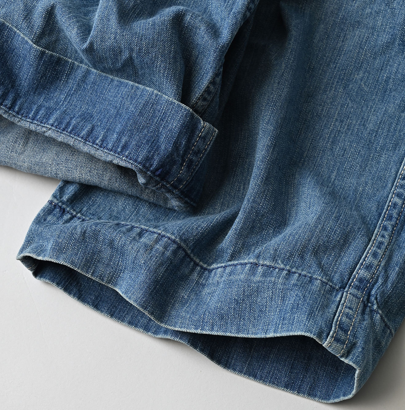 Mugihiko Denim 908 Painter Pants Tan Detail