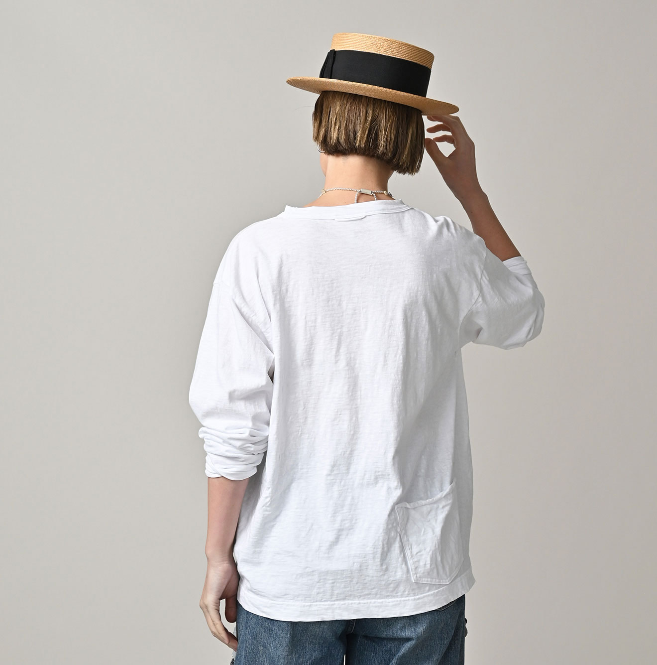 Tenjiku 908 Ocean T-shirt Female Model