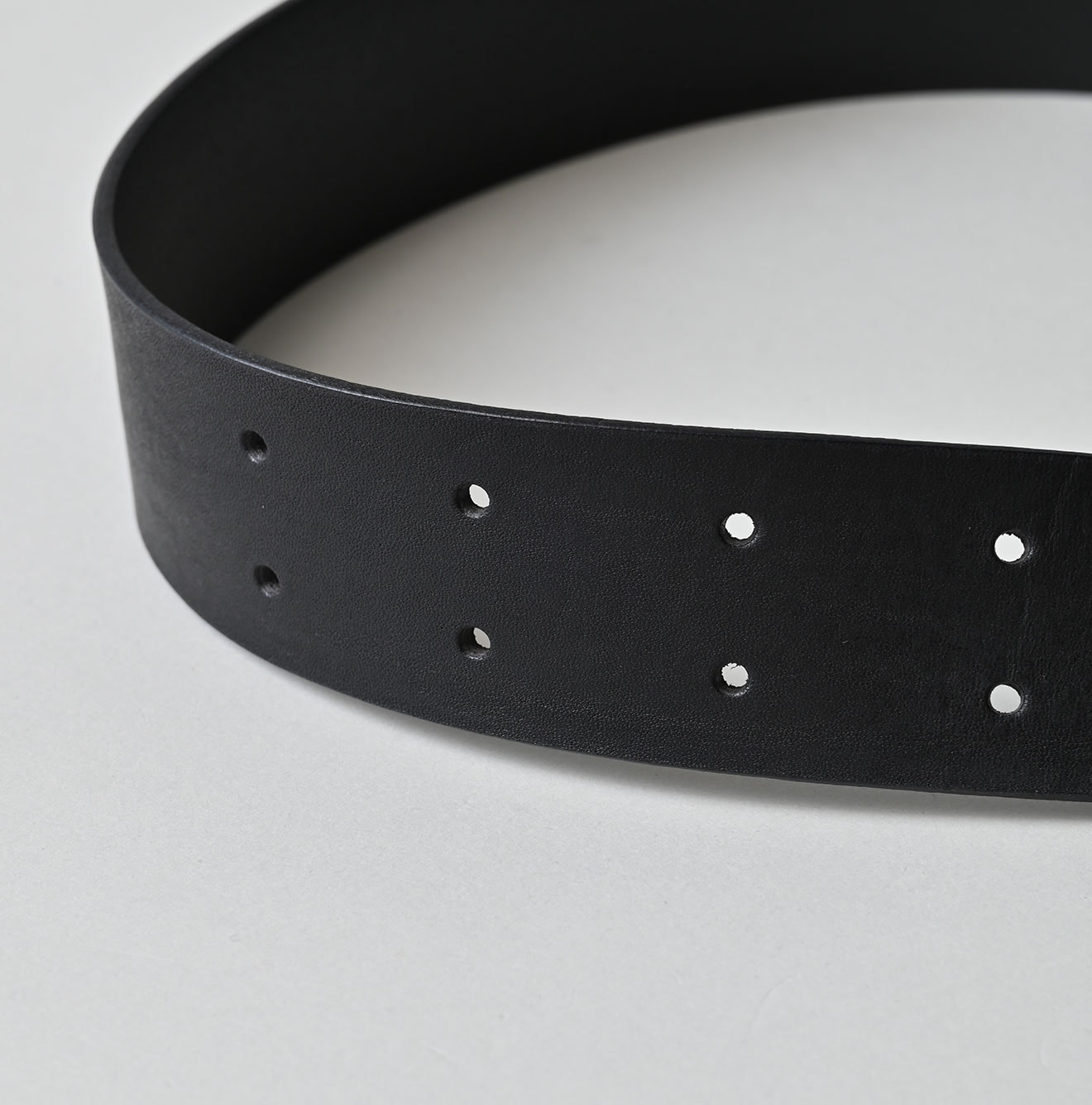 Vintage Leather Belt Wide Detail